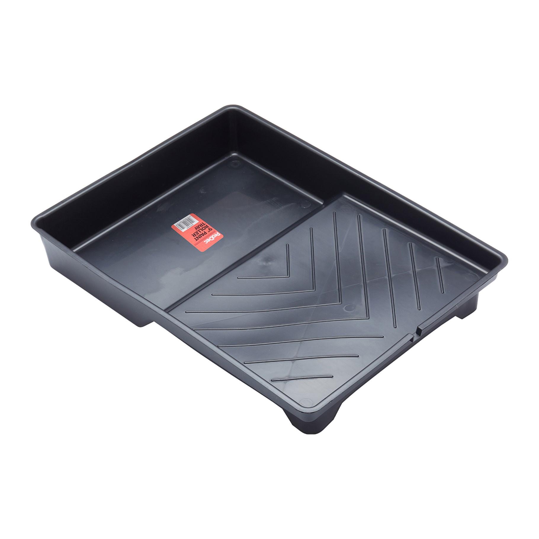 ProDec 9" Heavy Duty Black Plastic Paint Tray