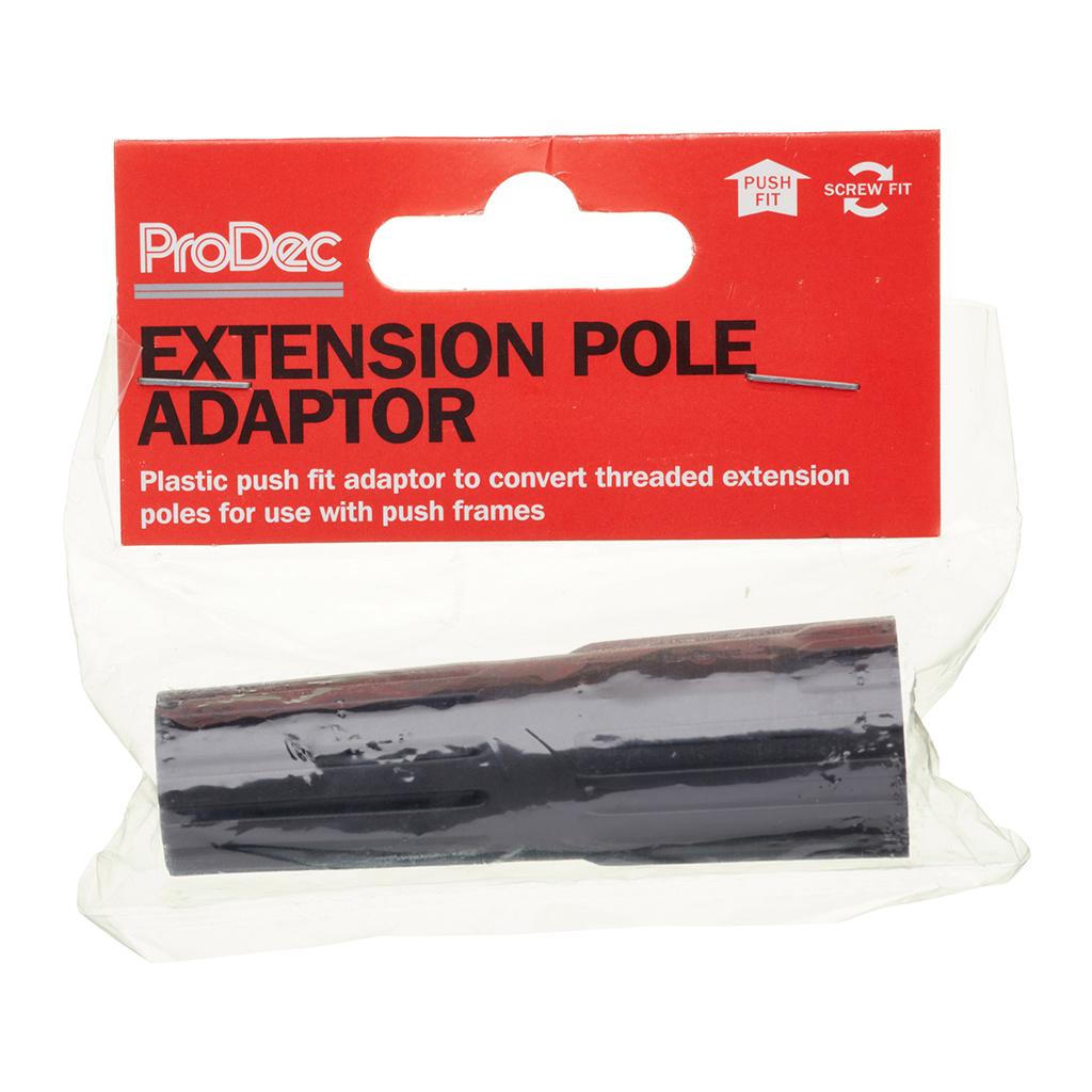 Extension Pole Screw Fit to Push Fit Adaptor - carded