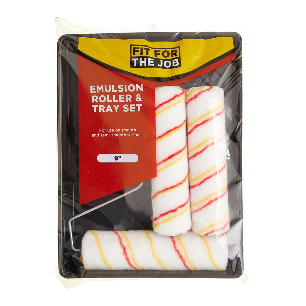 Fit For The Job 9" Roller, Frame & Tray Kit - triple sleeve