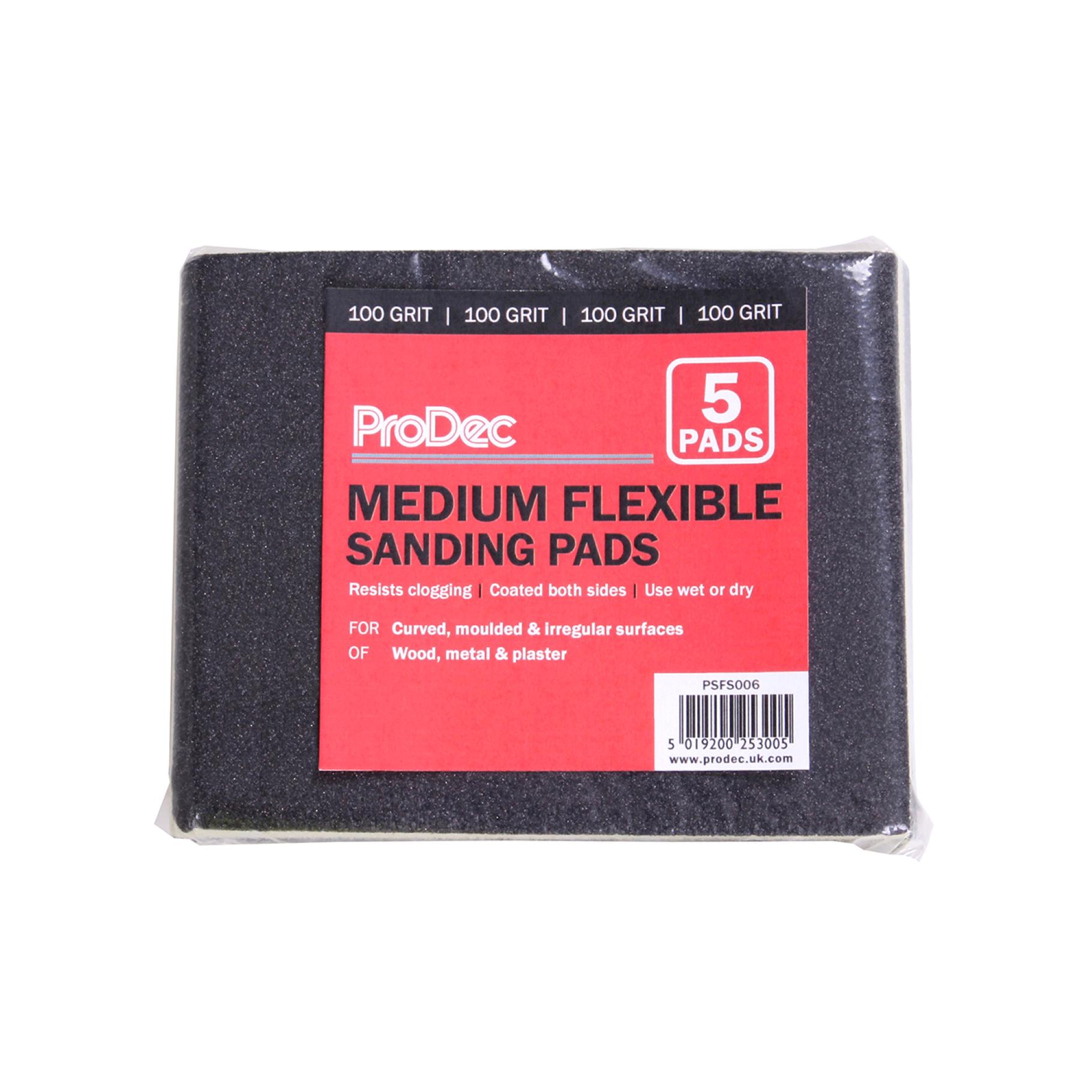 ProDec 5pk Flexible Sanding Pad - Medium