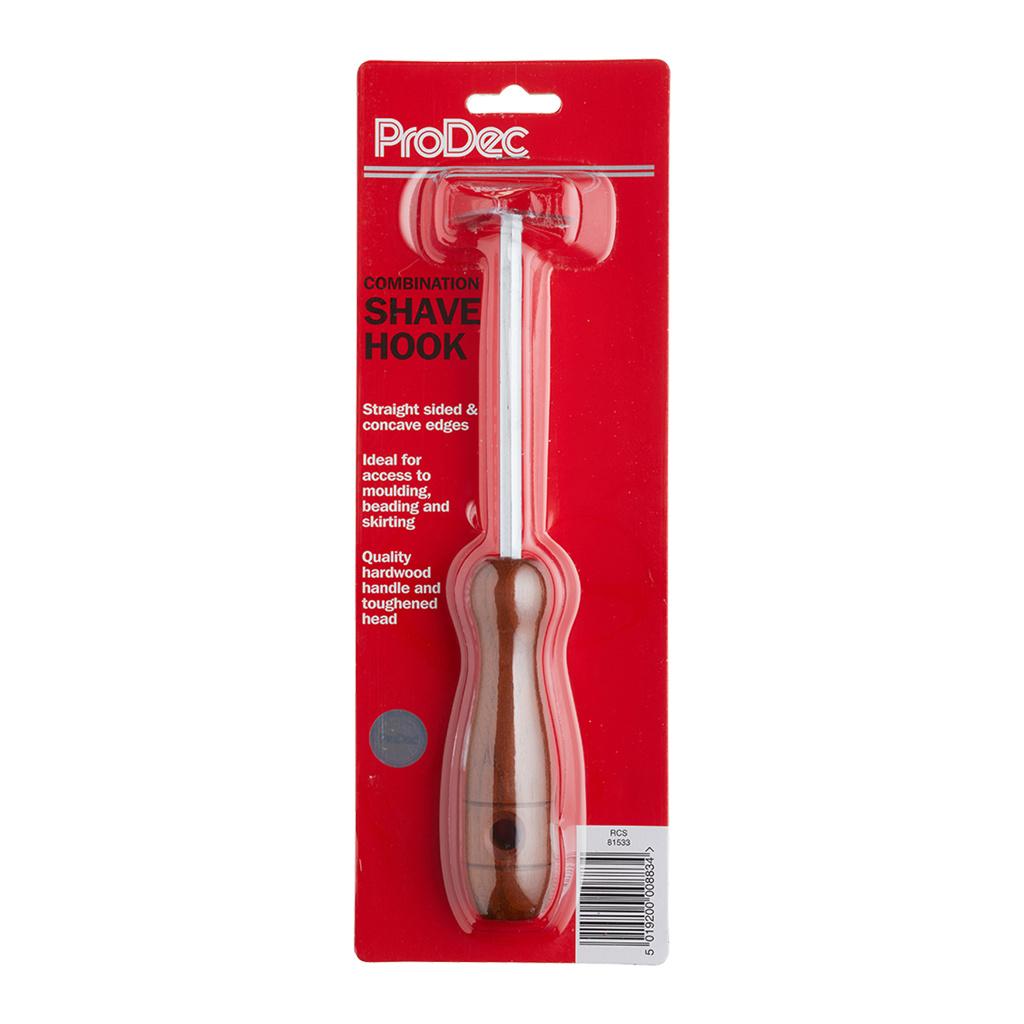 ProDec Combination Shavehook With Rosewood Handle