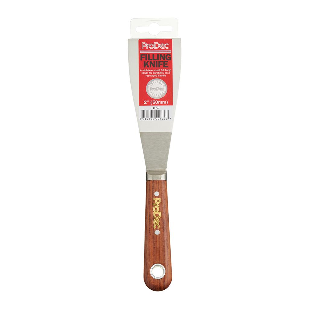 ProDec 2" Flexible Filling Knife With Rosewood Handle