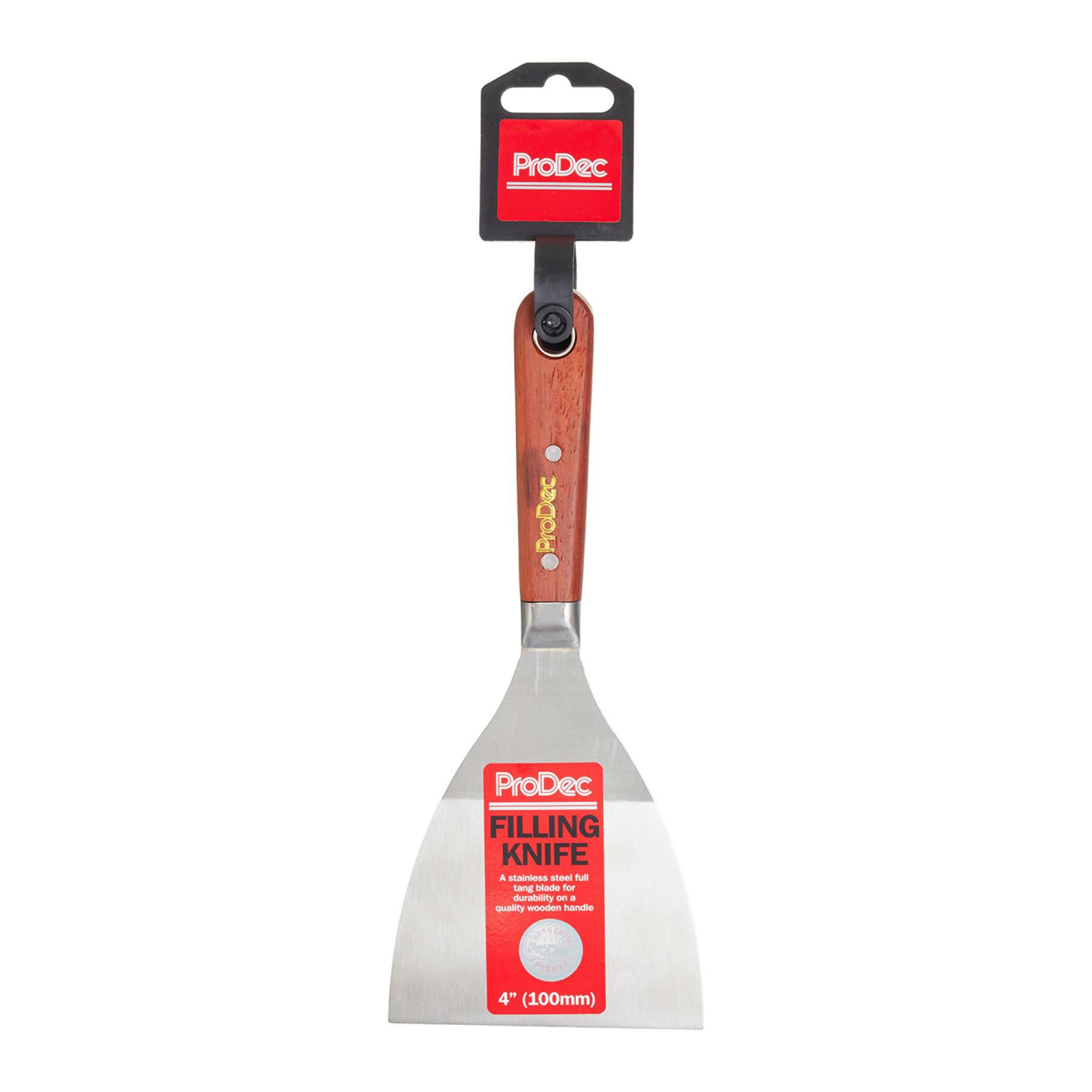 ProDec 4" Flexible Filling Knife With Rosewood Handle