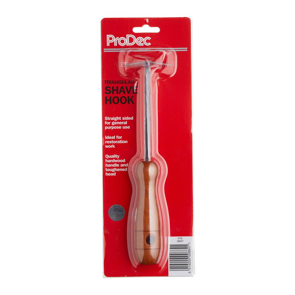 ProDec Triangular Shavehook With Rosewood Handle