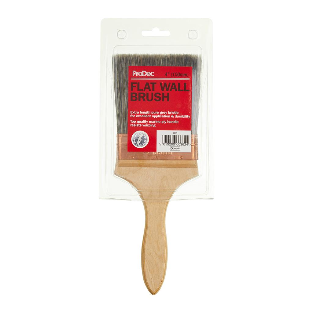 ProDec 4" Pure Grey Bristle Wall Brush