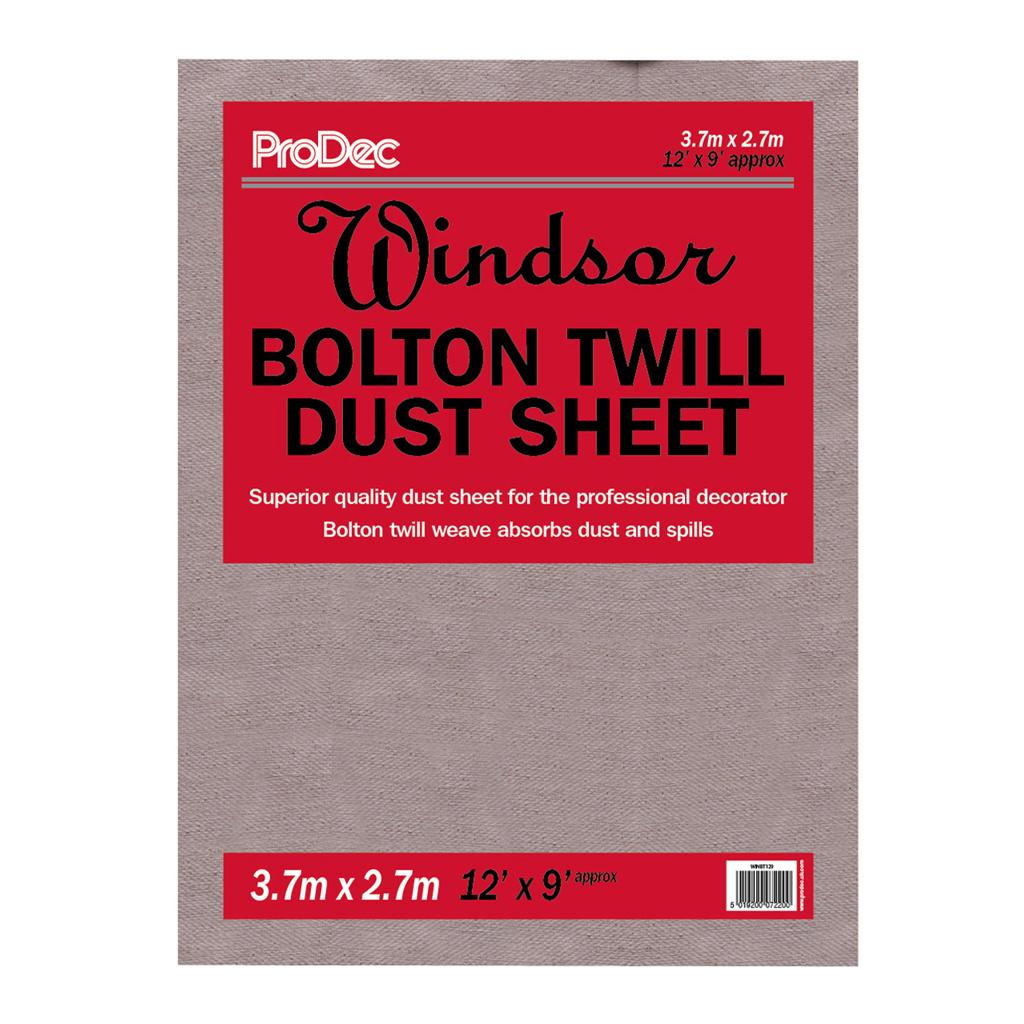 ProDec 12' x 9' Bolton Twill Dust Sheet