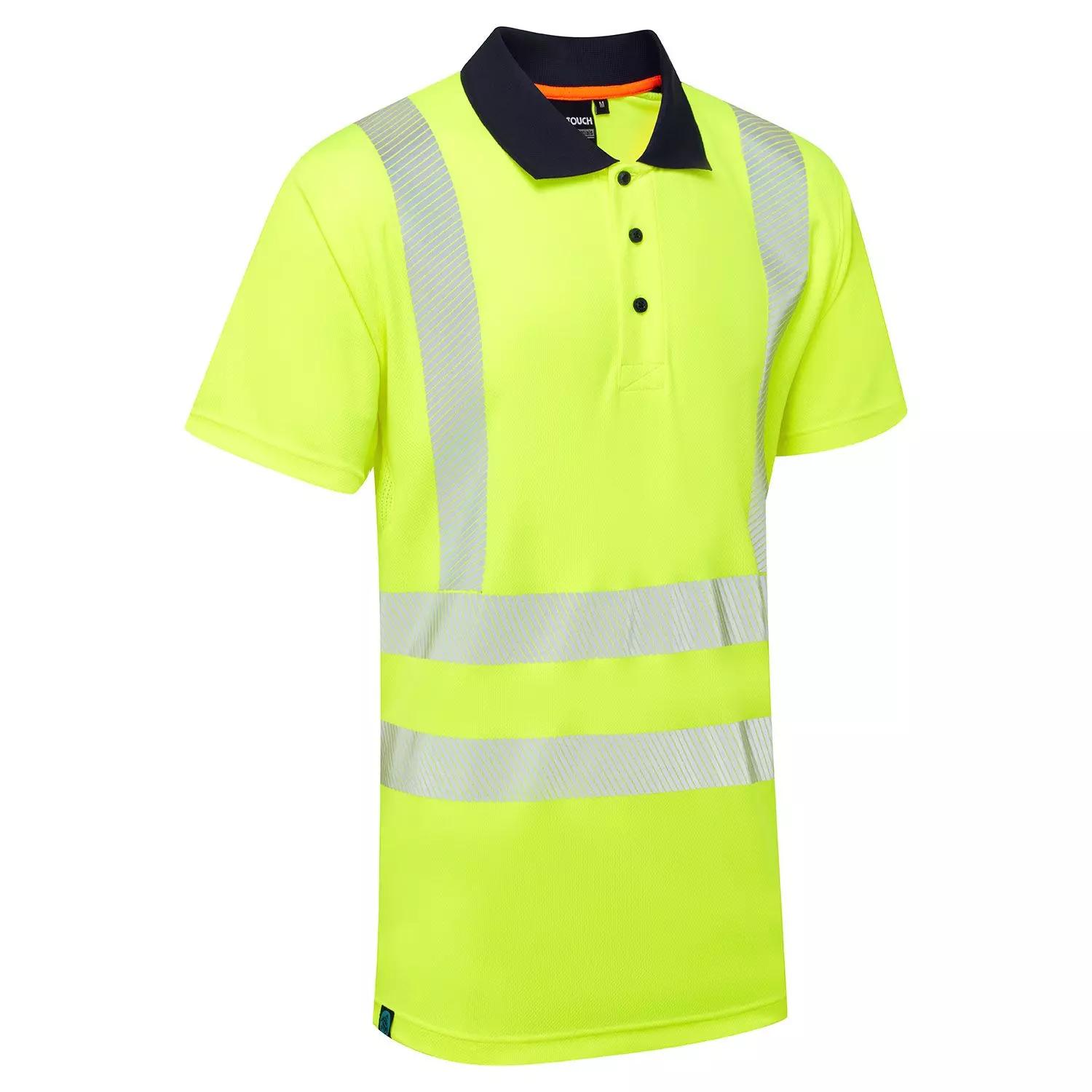 Supertouch Essentials Hi-Vis Eco CoolMax Yellow Polo