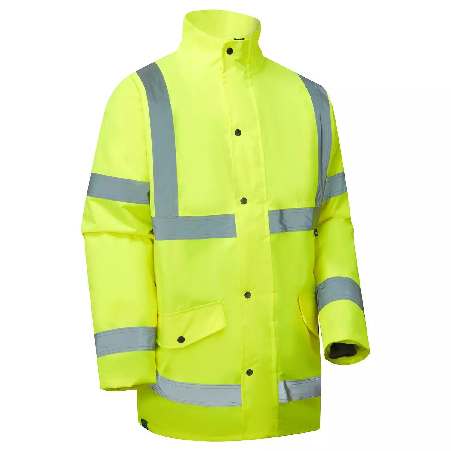Supertouch Eco Hi Vis Yellow Parka in Yellow