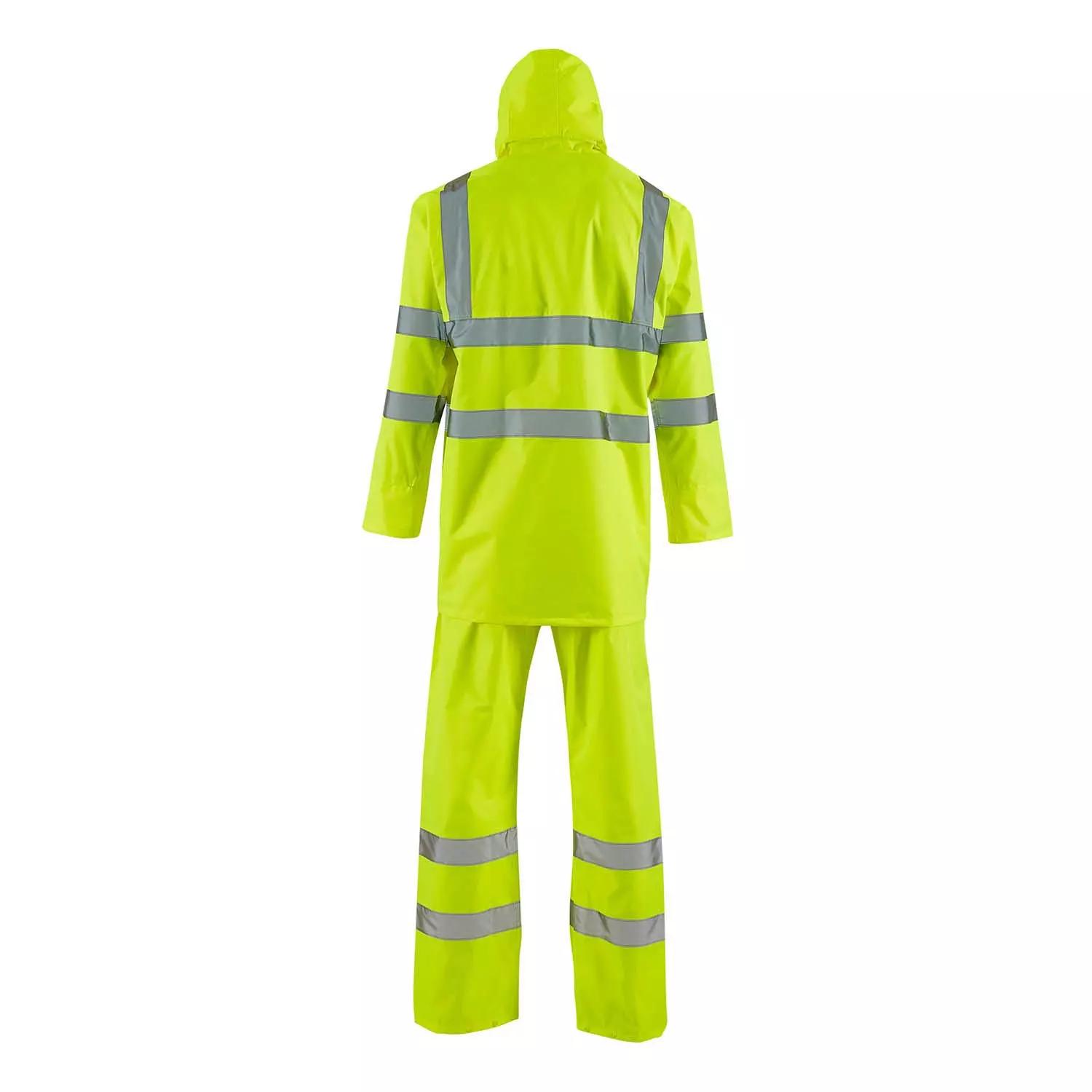 Supertouch Hi-Vis Yellow Lite Rainsuit in Yellow