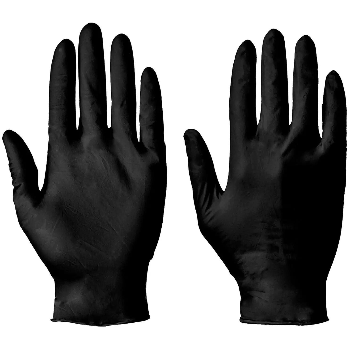 Supertouch Powderfree Nitrile Work Gloves - Medical - Black - 1000 Pieces