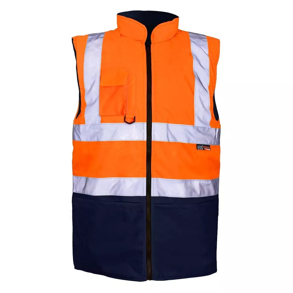 Supertouch Orange/Navy 2 Tone Bodywarmer