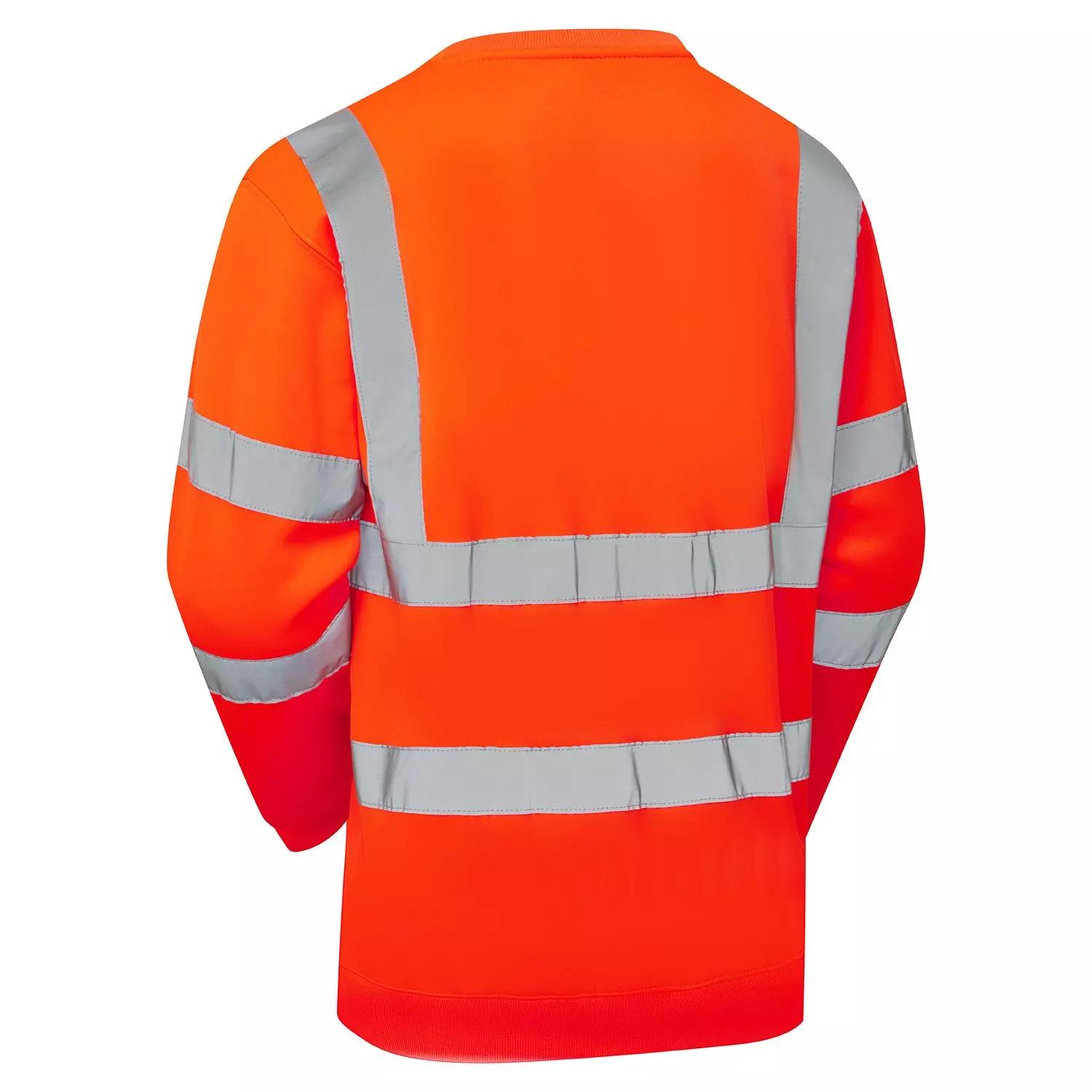 Supertouch Eco Hi Vis Orange Sweatshirt