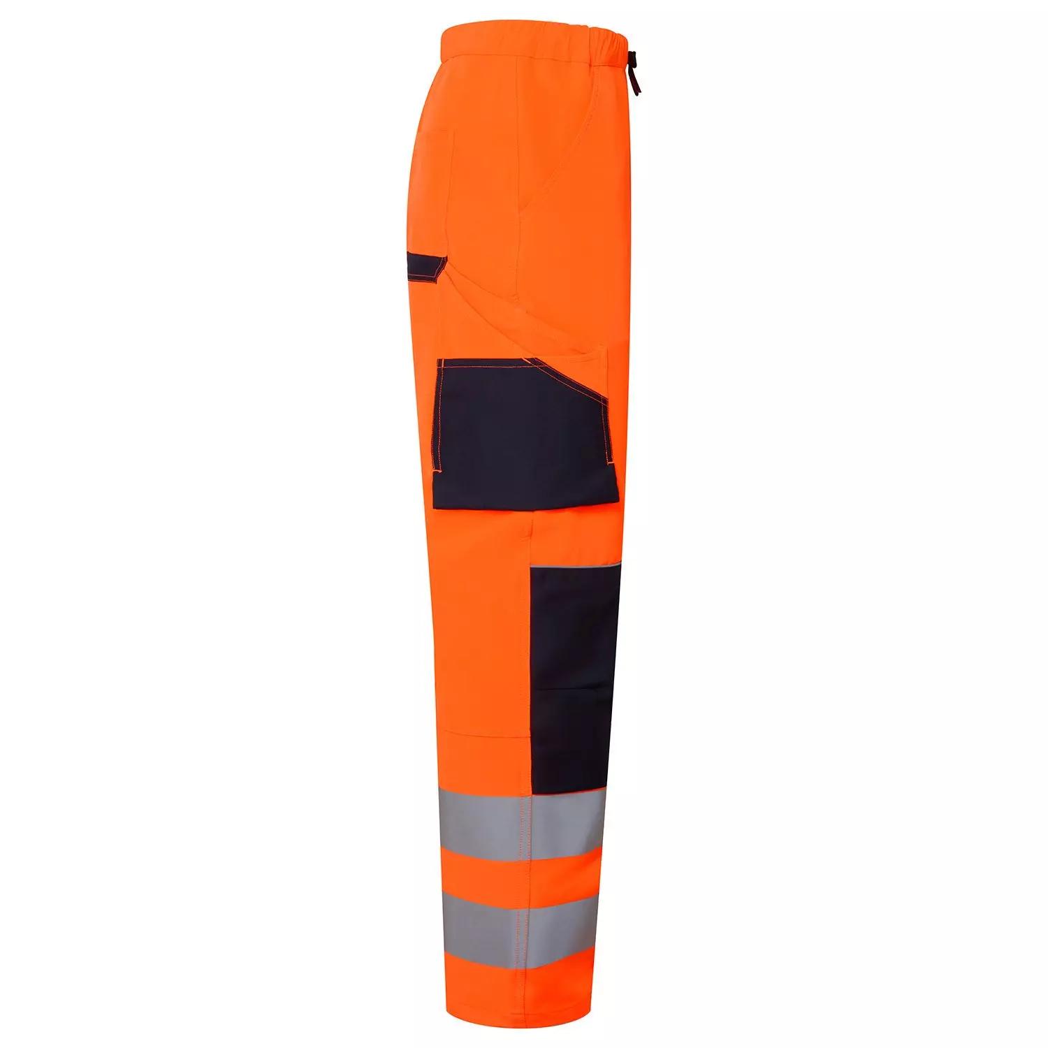 Supertouch System Hi-Vis Eco Stretch Jogger Orange Trouser in Orange/Navy