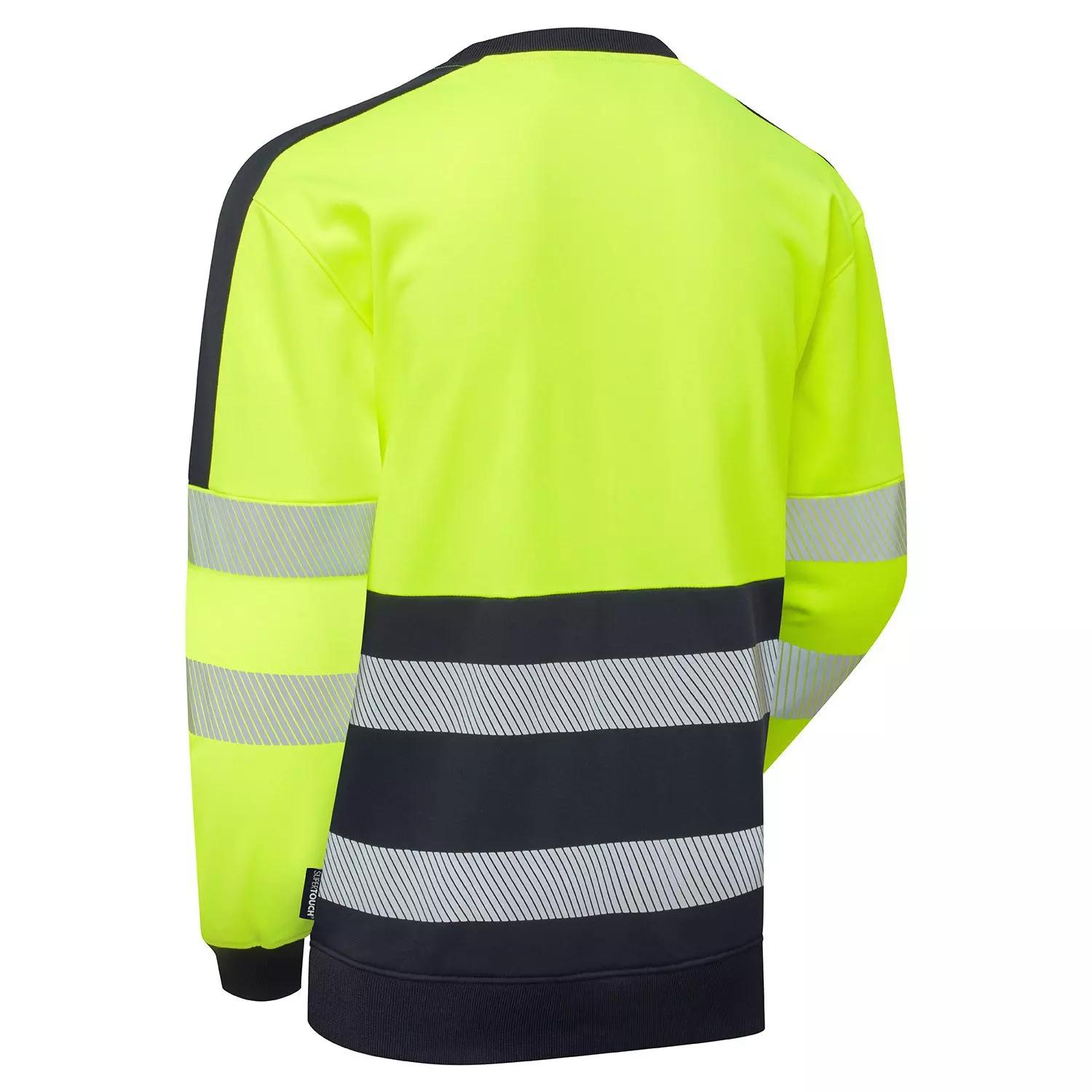 Supertouch Essentials Hi-Vis Eco CottonCool Yellow Sweatshirt