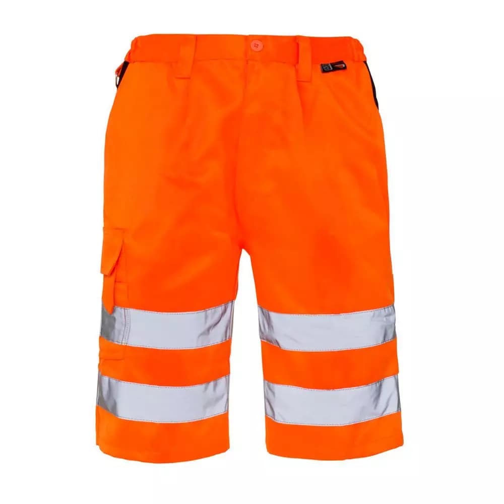 Supertouch Hi Vis Shorts - Orange in Orange