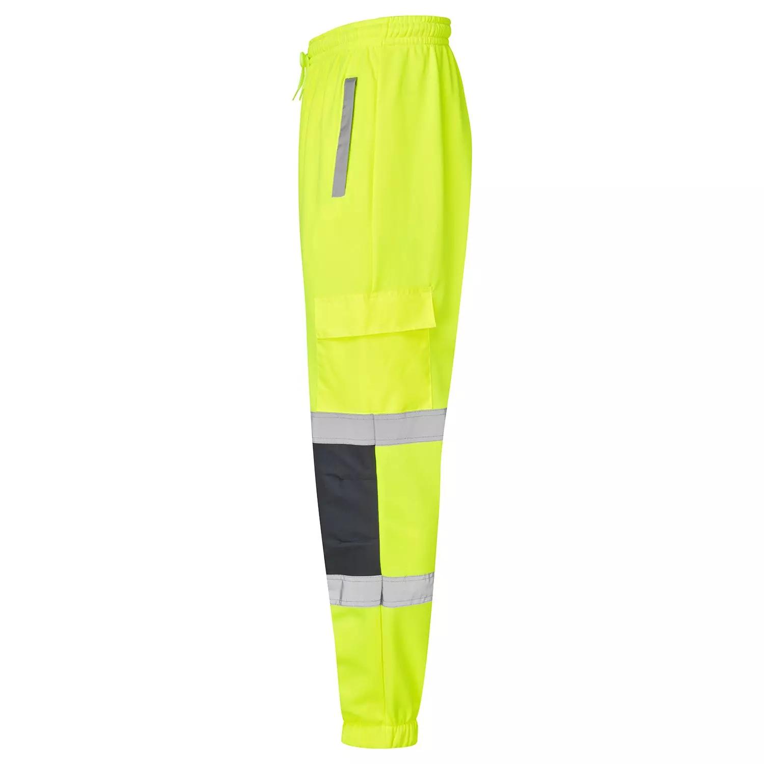 Supertouch Hi Vis 2 Tone Jogging Bottoms - Yellow/Navy in Yellow/Navy