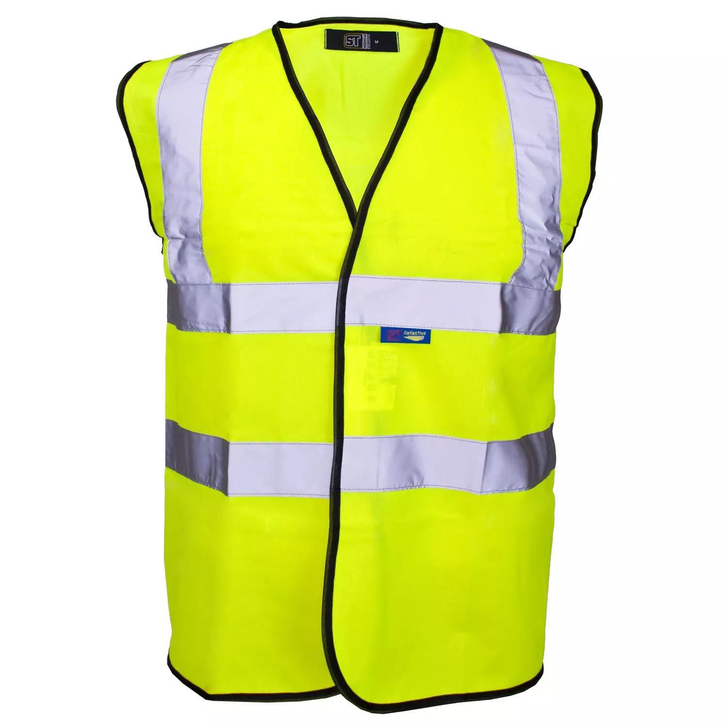 Supertouch Hi Vis Vest - Velcro - Yellow