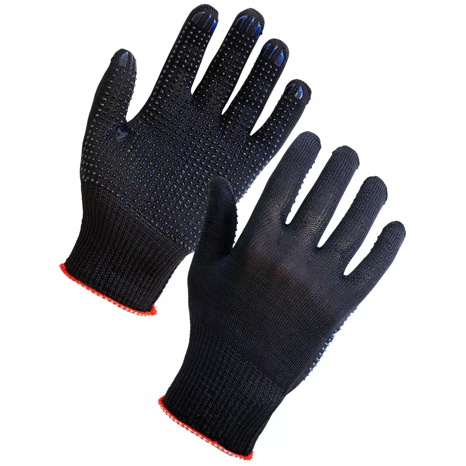 Supertouch Seamless PVC Dot Assembly Gloves - Blue - 120 Pairs in Blue