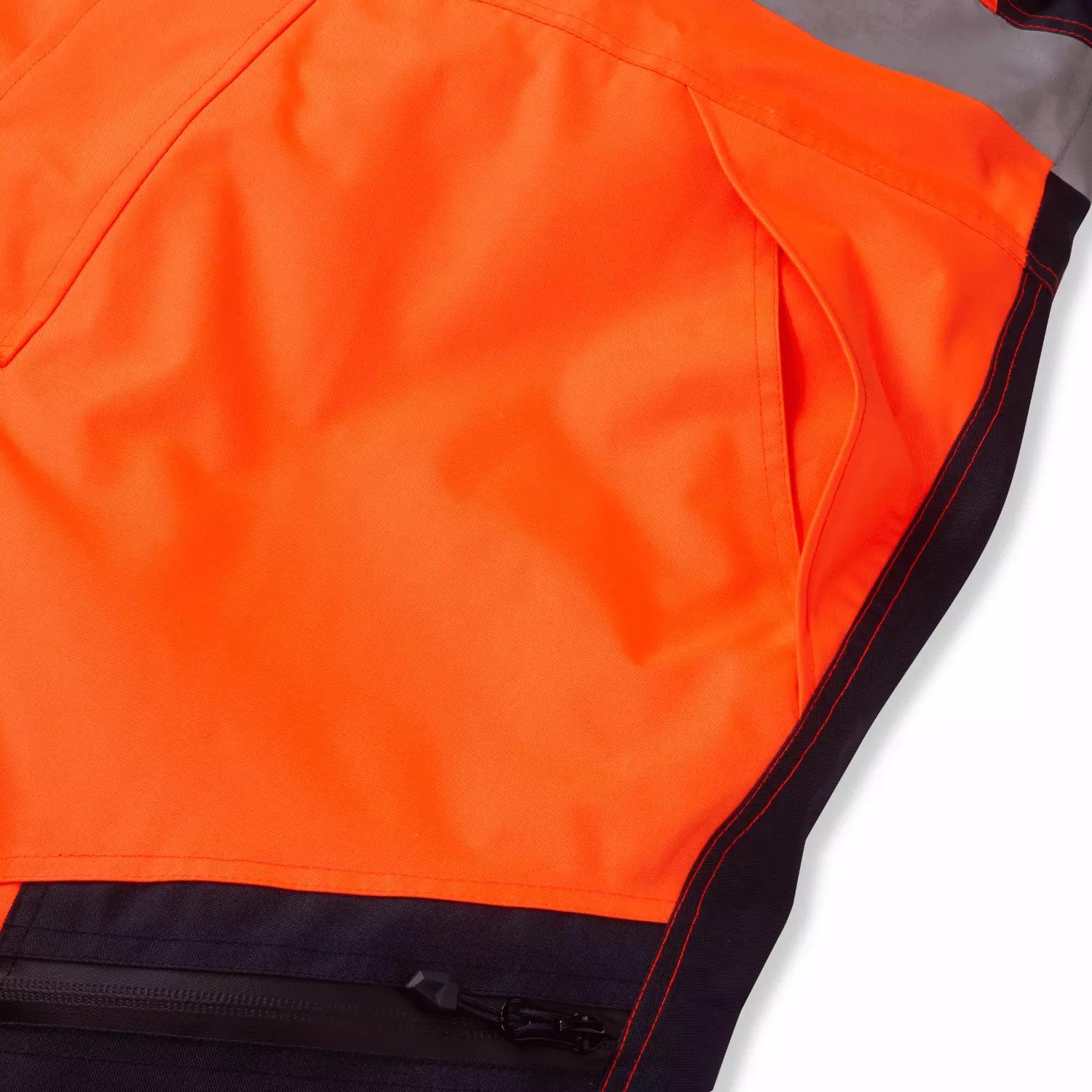 Supertouch System Hi Vis Eco Insulated Orange/Navy Coverall in Orange/Navy