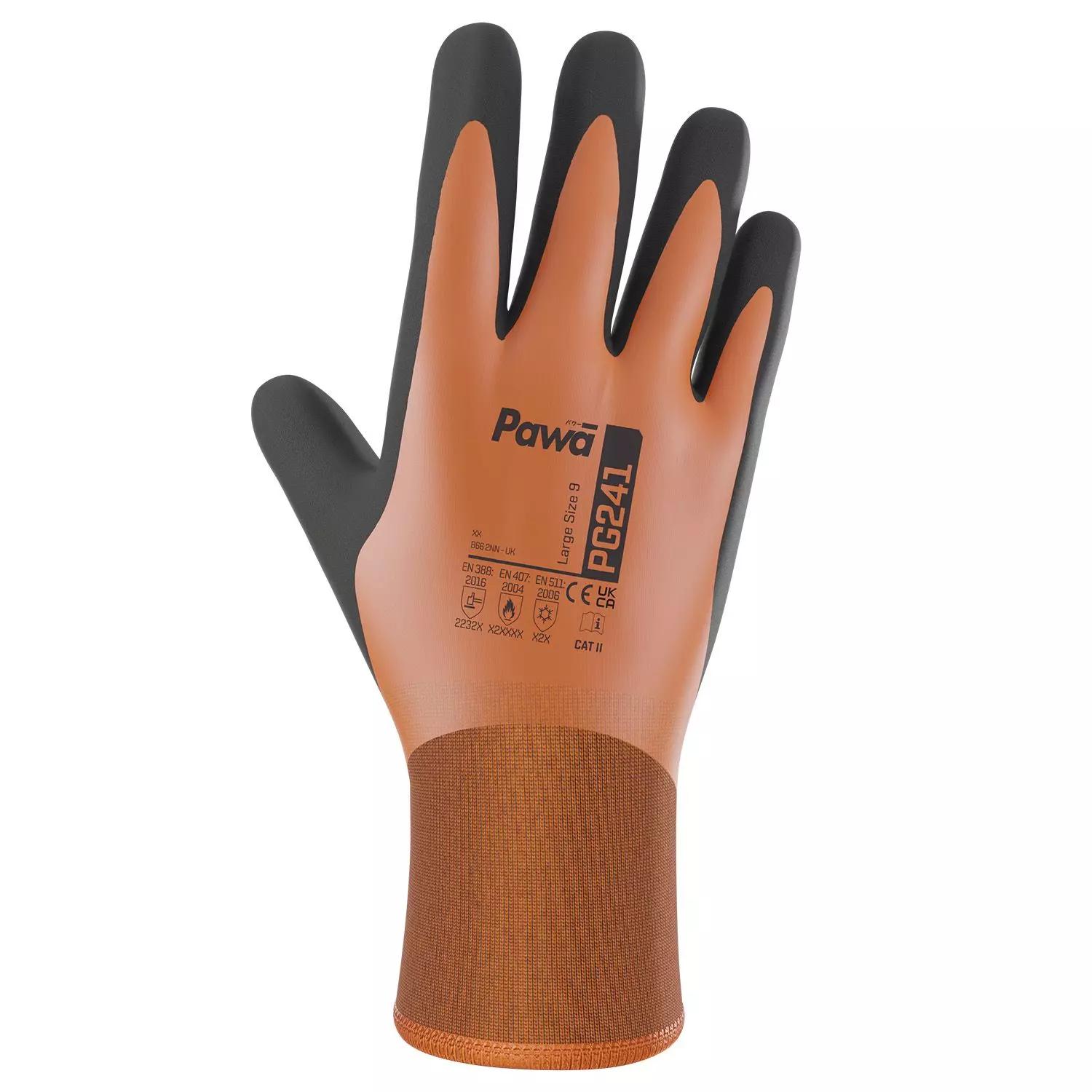 Supertouch Pawa PG241 Gloves - Orange - Pack of 12