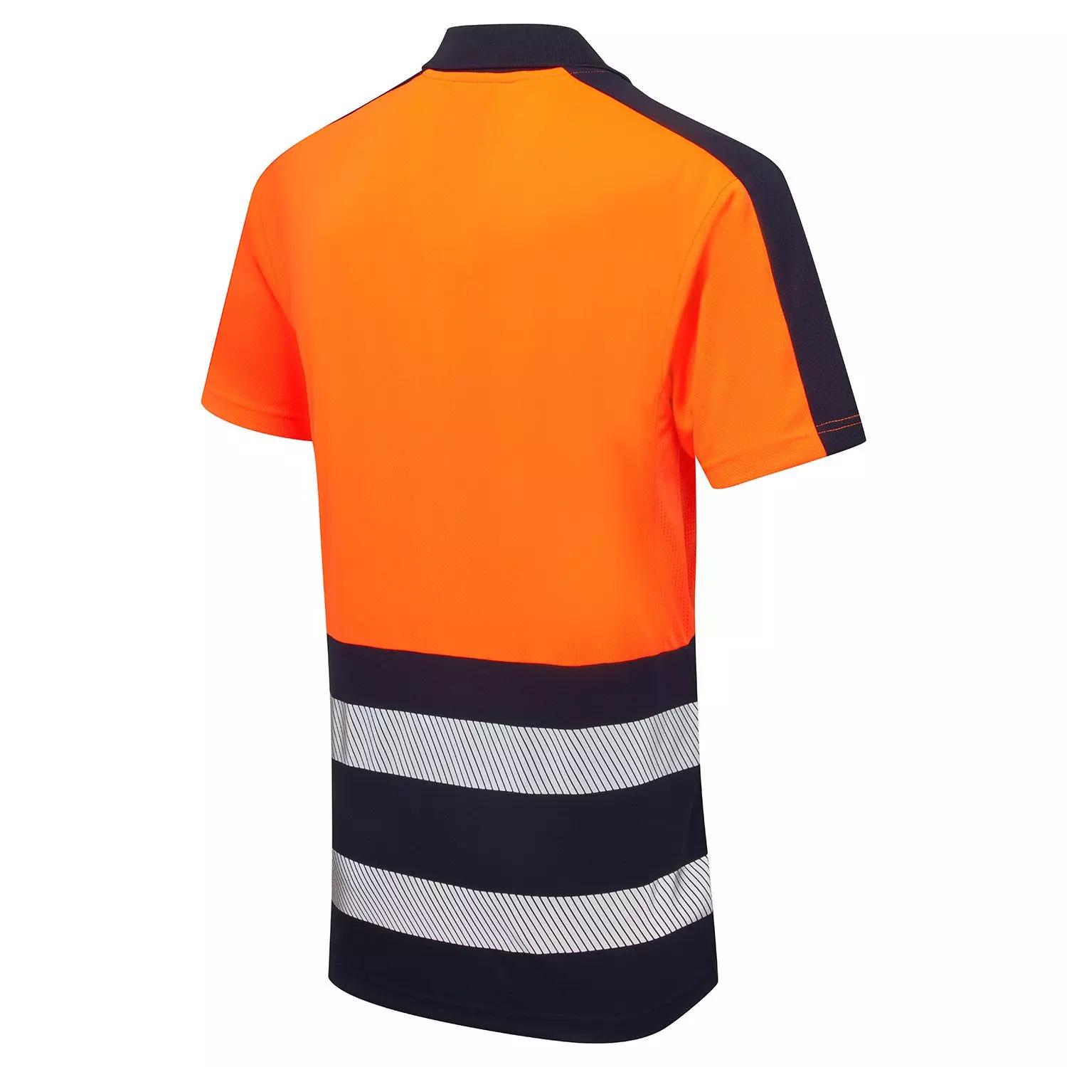 Supertouch Essentials Hi-Vis Eco Coolair Orange Polo Shirt