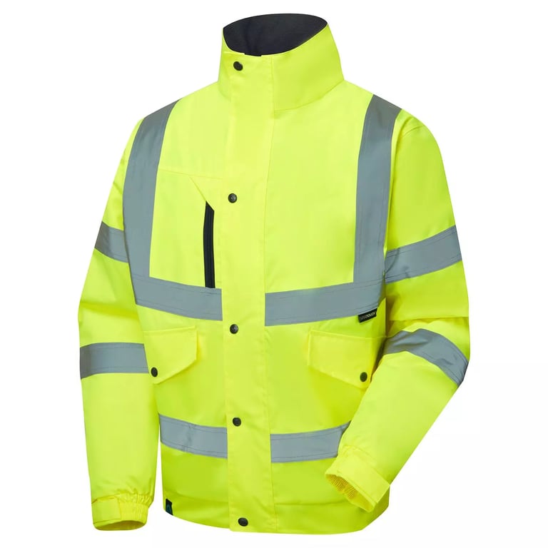 Supertouch Eco Hi Vis Yellow Bomber Jacket