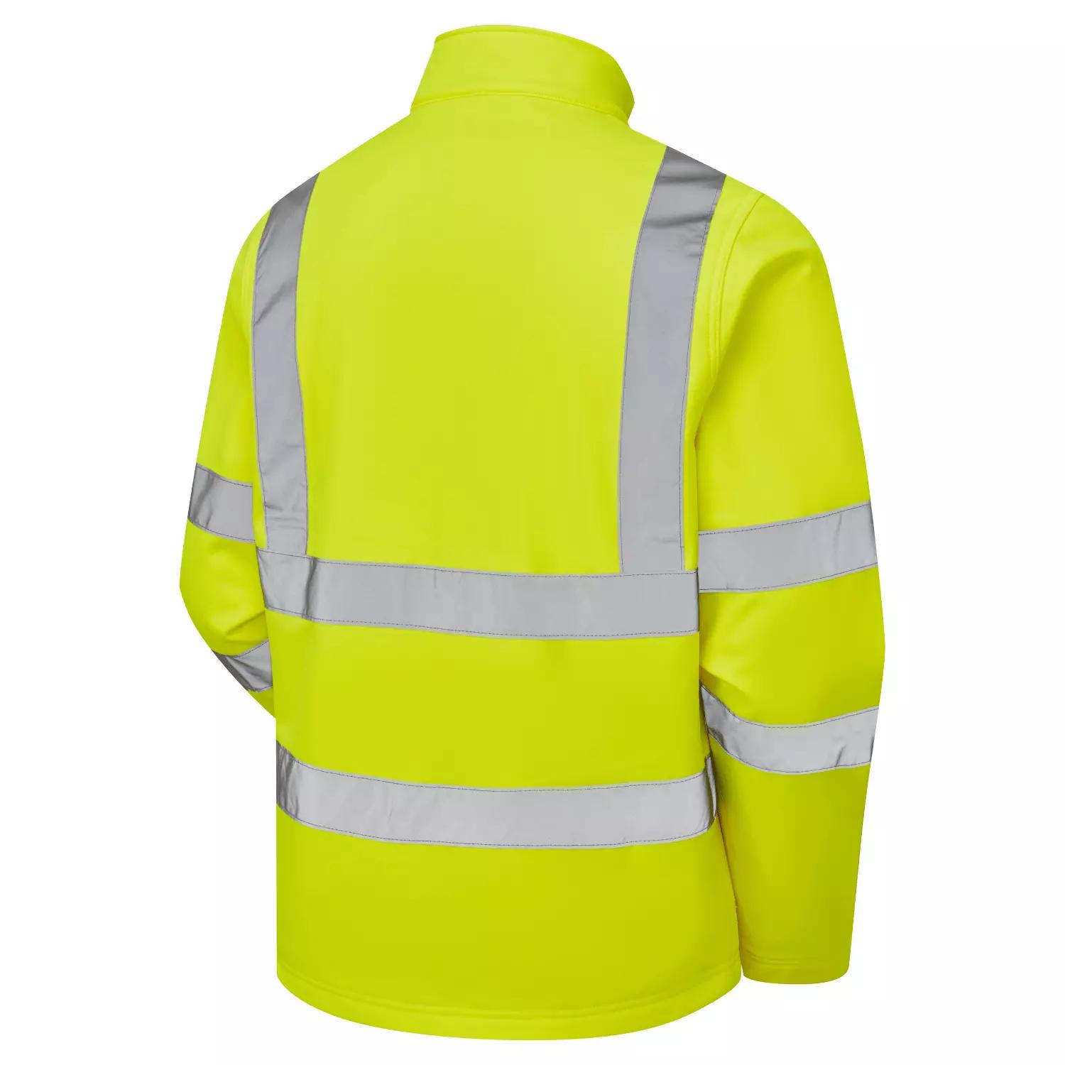 Supertouch Hi Vis Softshell Jacket - Yellow in Yellow