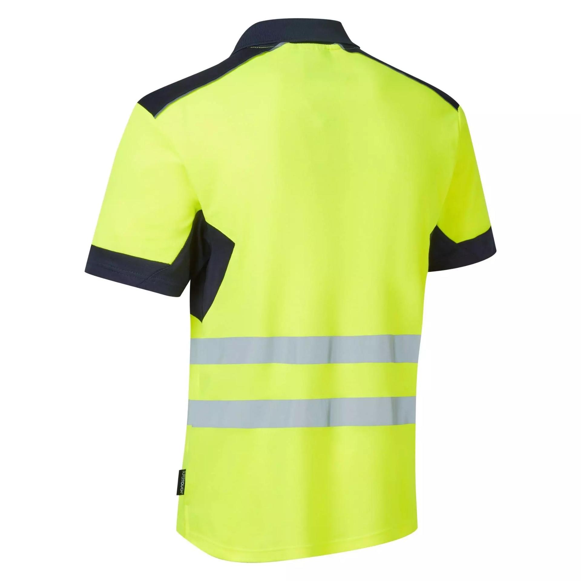 Supertouch System Hi-Vis Eco Yellow CottonCool Short Sleeve Polo