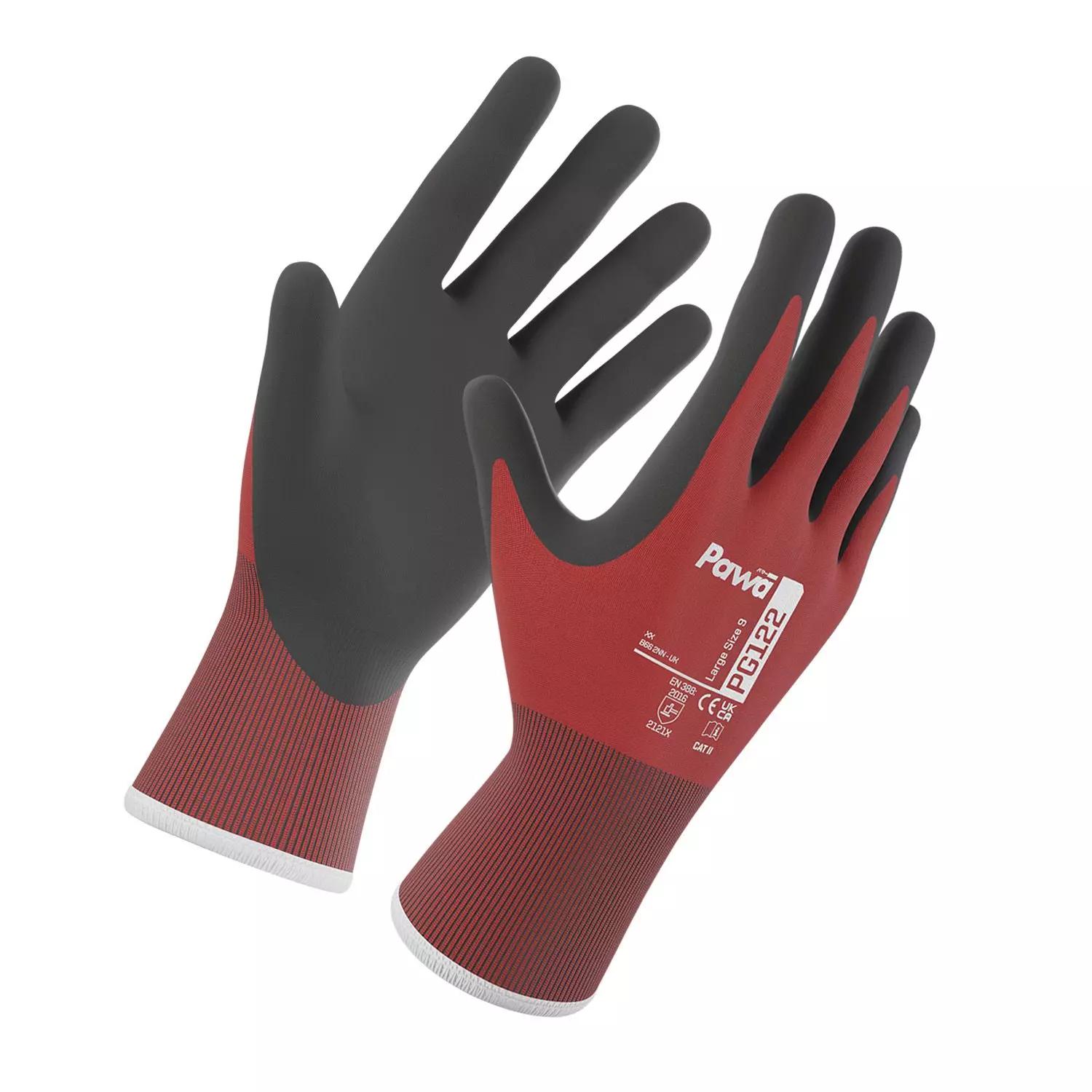 Supertouch Pawa PG122 Gloves - Red - Pack of 12