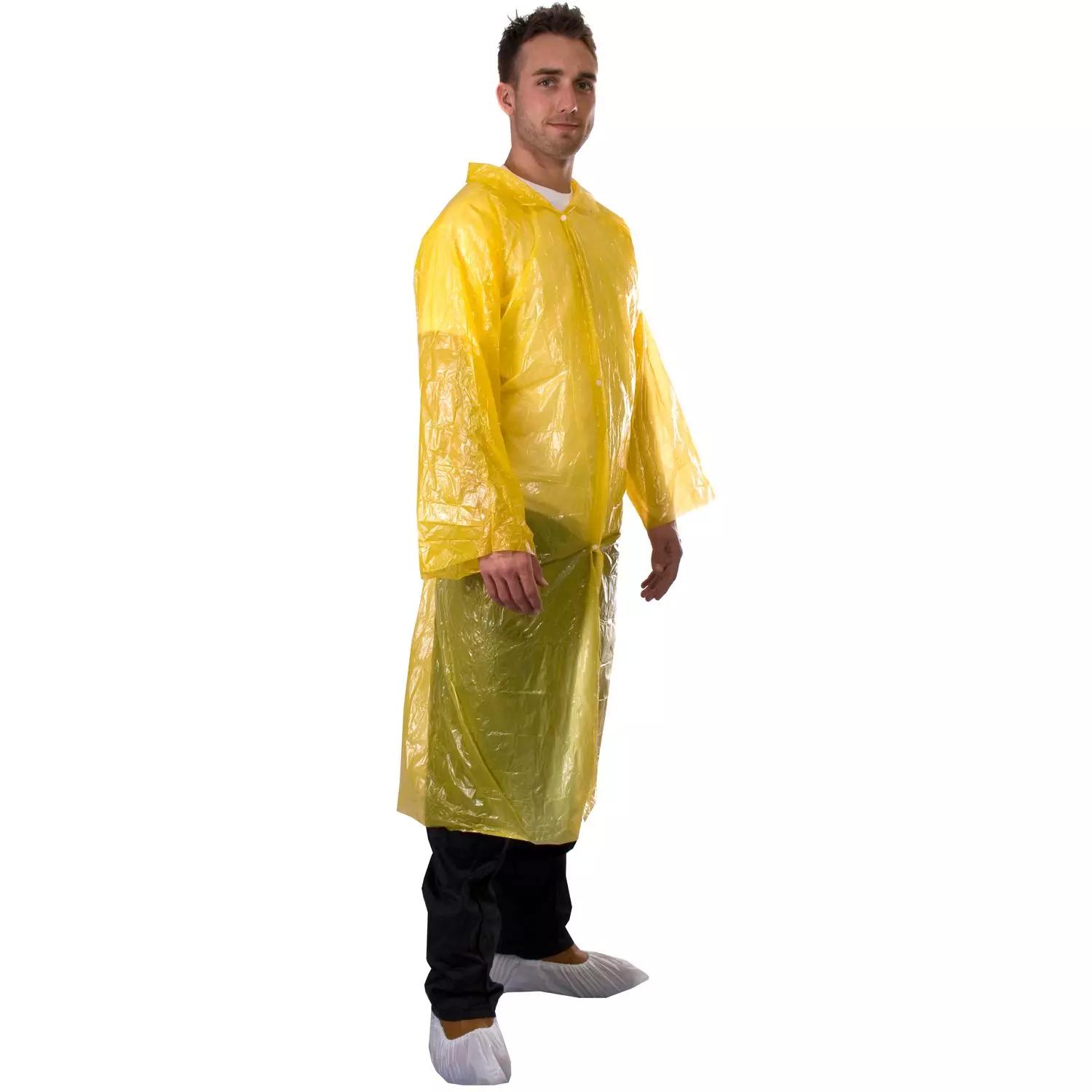 Supertouch PE Visitors Coats - Blue - 500 Pieces in Blue