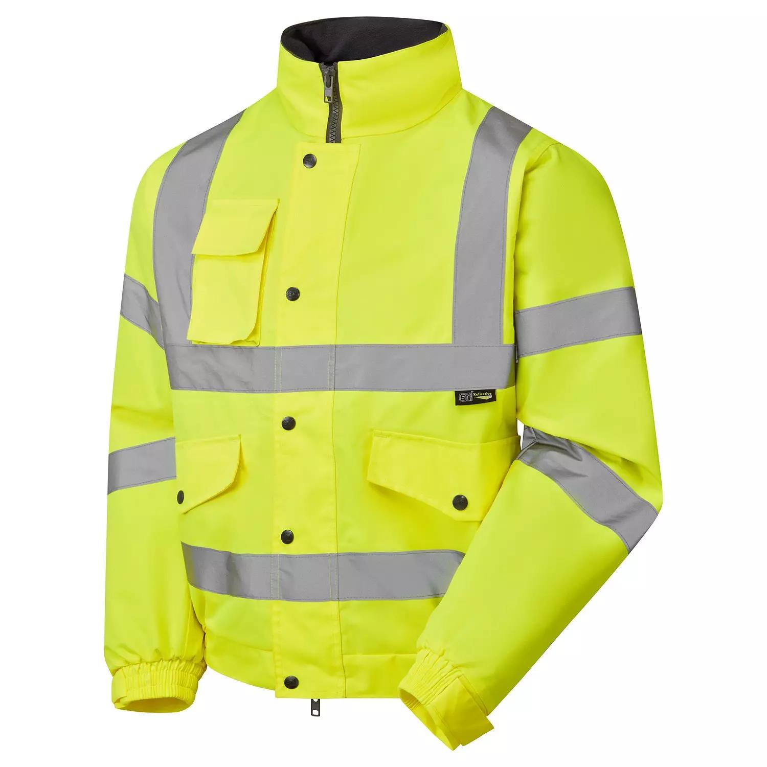 Supertouch Fleece Lined Bomber Jacket - Yellow