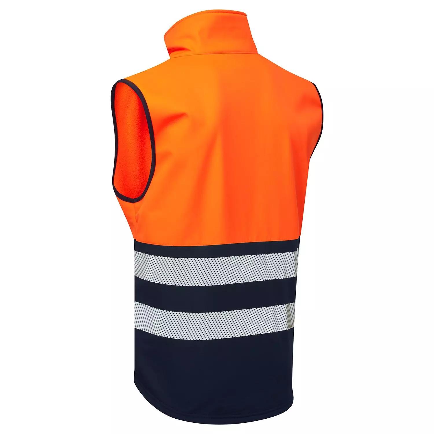 Supertouch Essentials Hi Vis Eco Coolair Orange Softshell Gilet