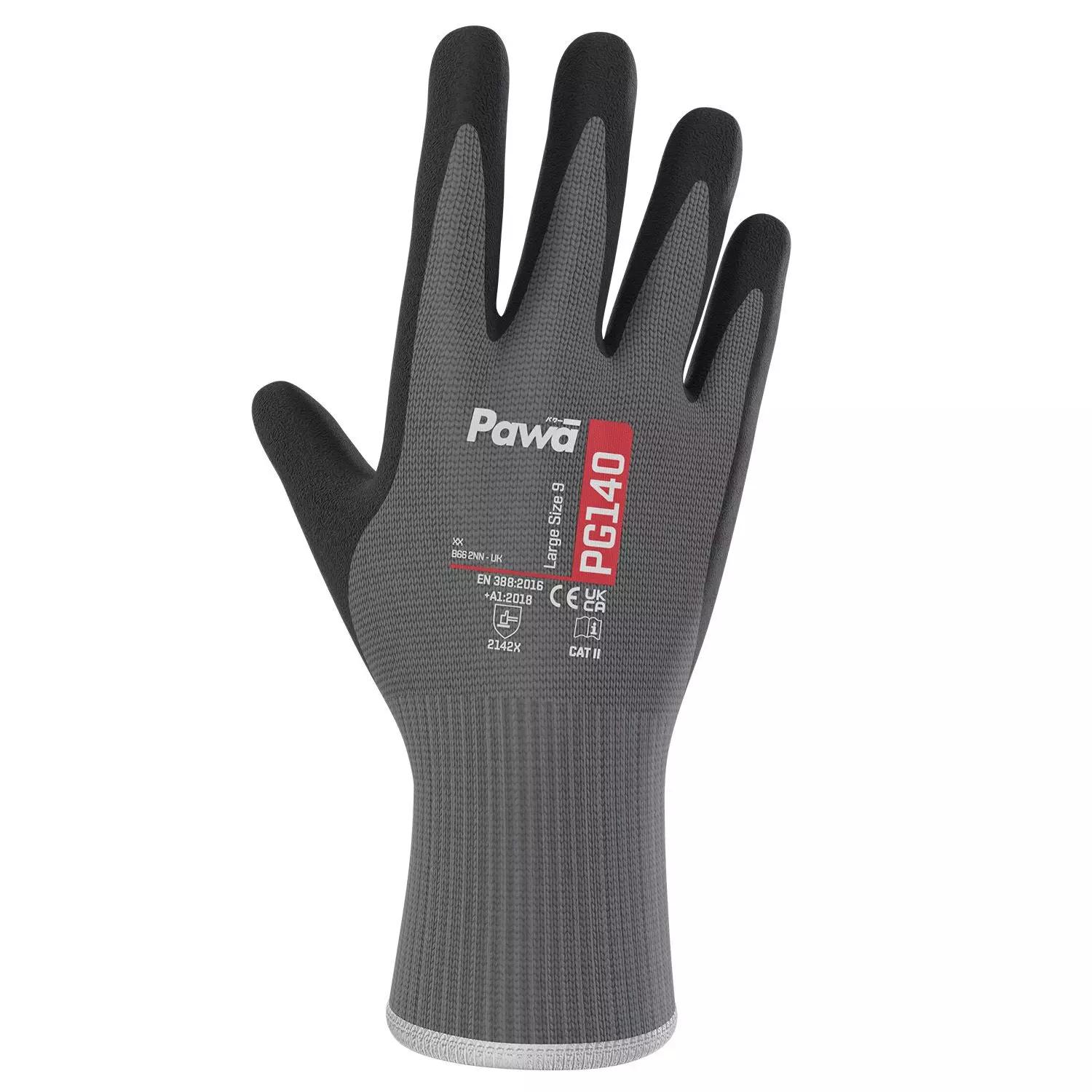Supertouch PAWA PG140 Multi-purpose glove - Black/Grey - 120 Pairs
