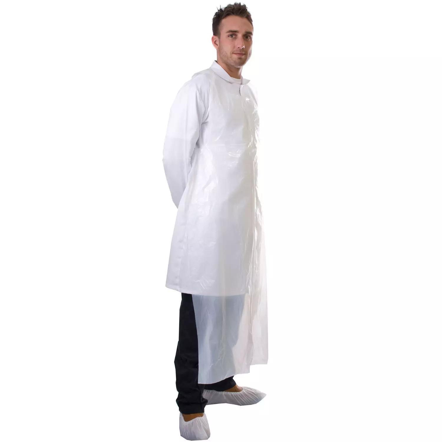 Supertouch PE Aprons - 100 Micron - White - 250 Pieces in White