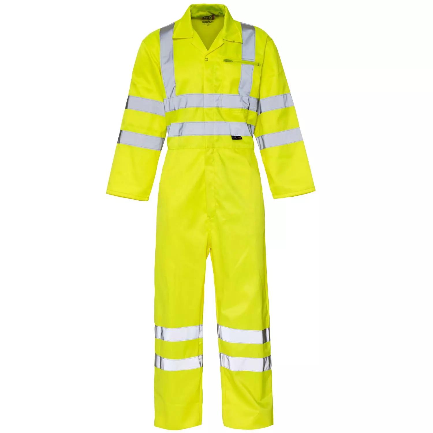 Supertouch Hi Vis Coverall - Yellow in Yellow