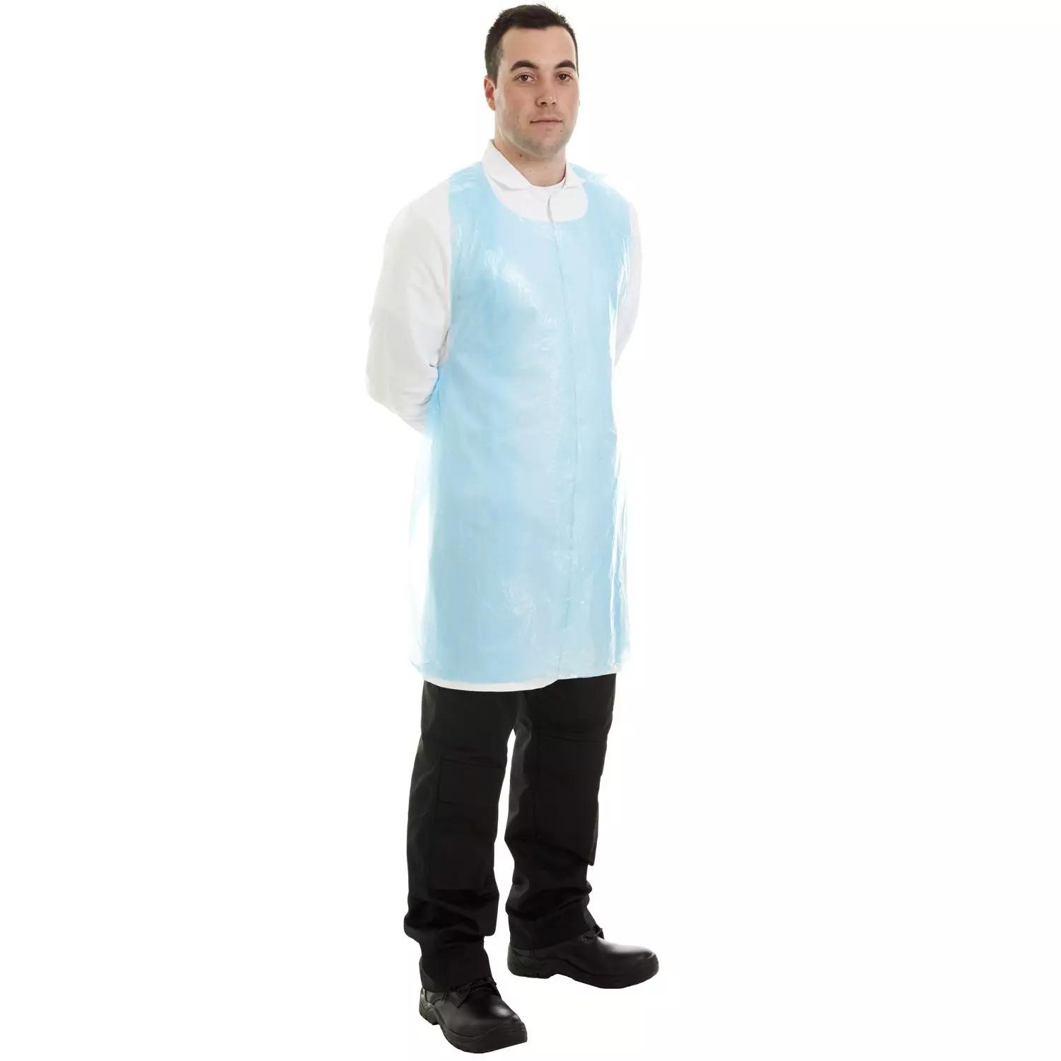 Supertouch PE Aprons - 20 Micron - Blue - 1000 Pieces