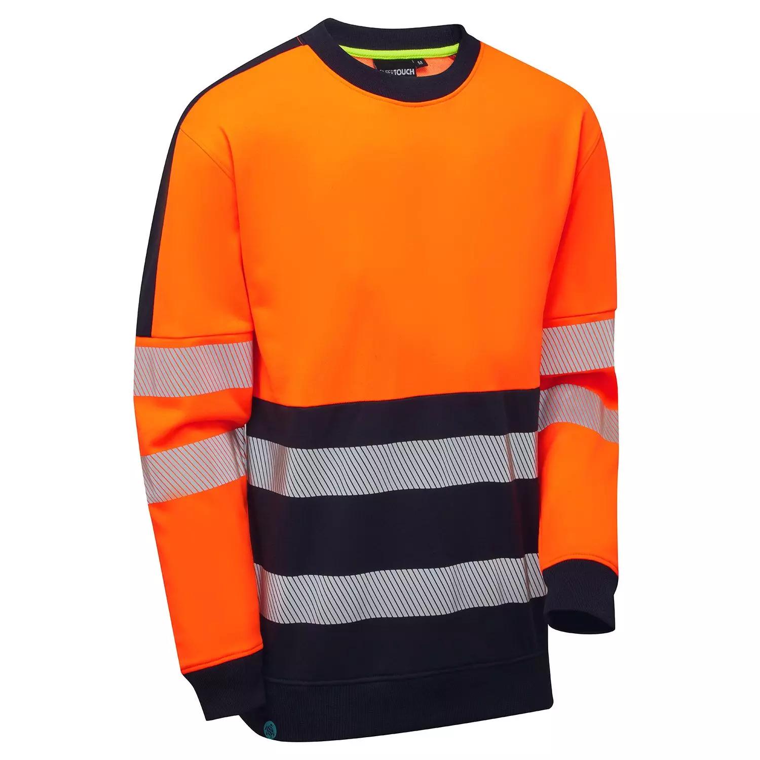Supertouch Essentials Hi-Vis Eco CottonCool Orange Sweatshirt