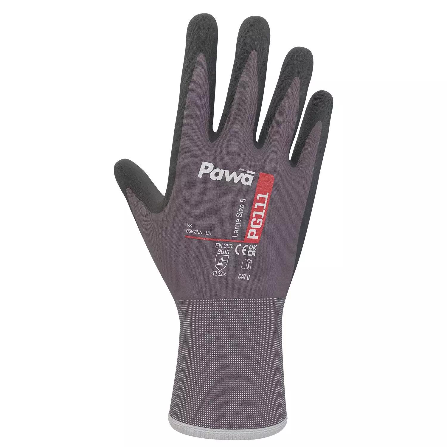 Supertouch Pawa PG111 Breathable Glove - Grey - 120 Pairs in Grey