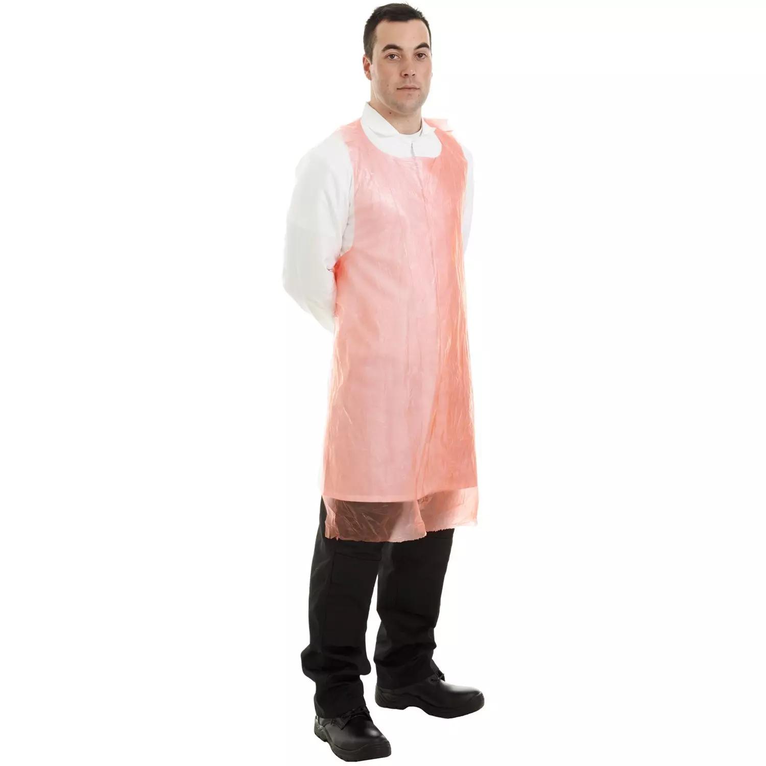 Supertouch PE Aprons - 20 Micron - Red - 1000 Pieces