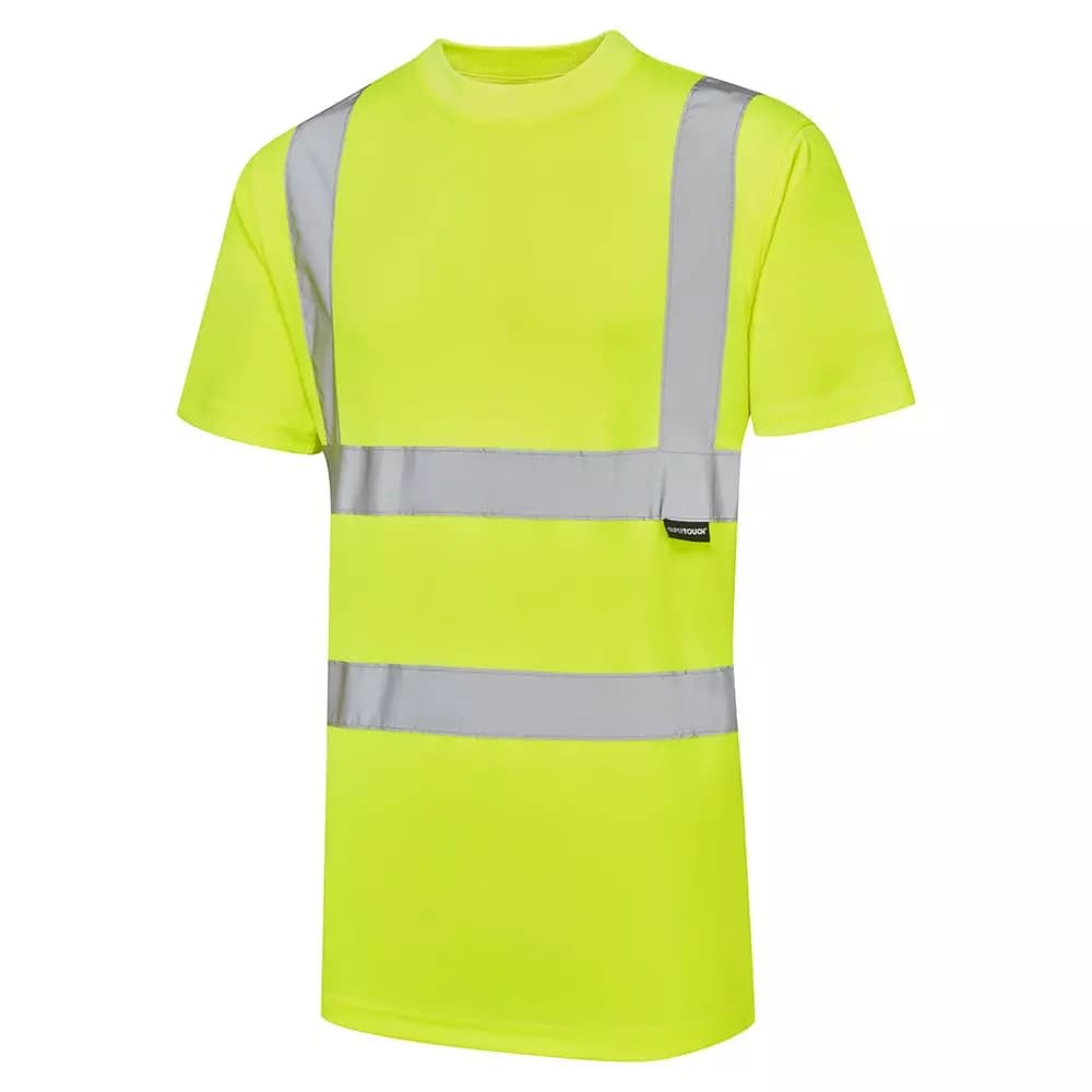 Supertouch Hi Vis Bird Eye T-Shirt - Yellow in Yellow
