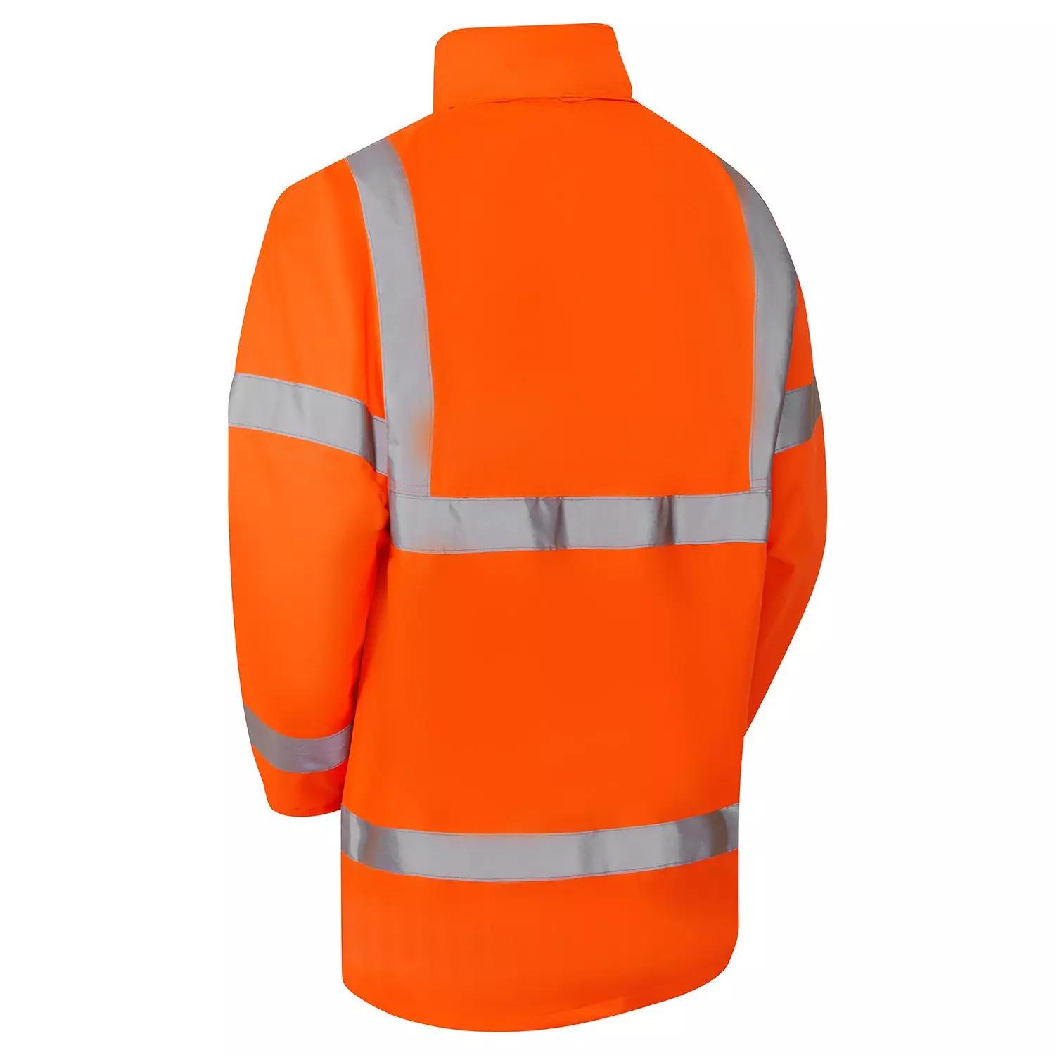 Supertouch Fleece Lined Parka - Orange in Orange