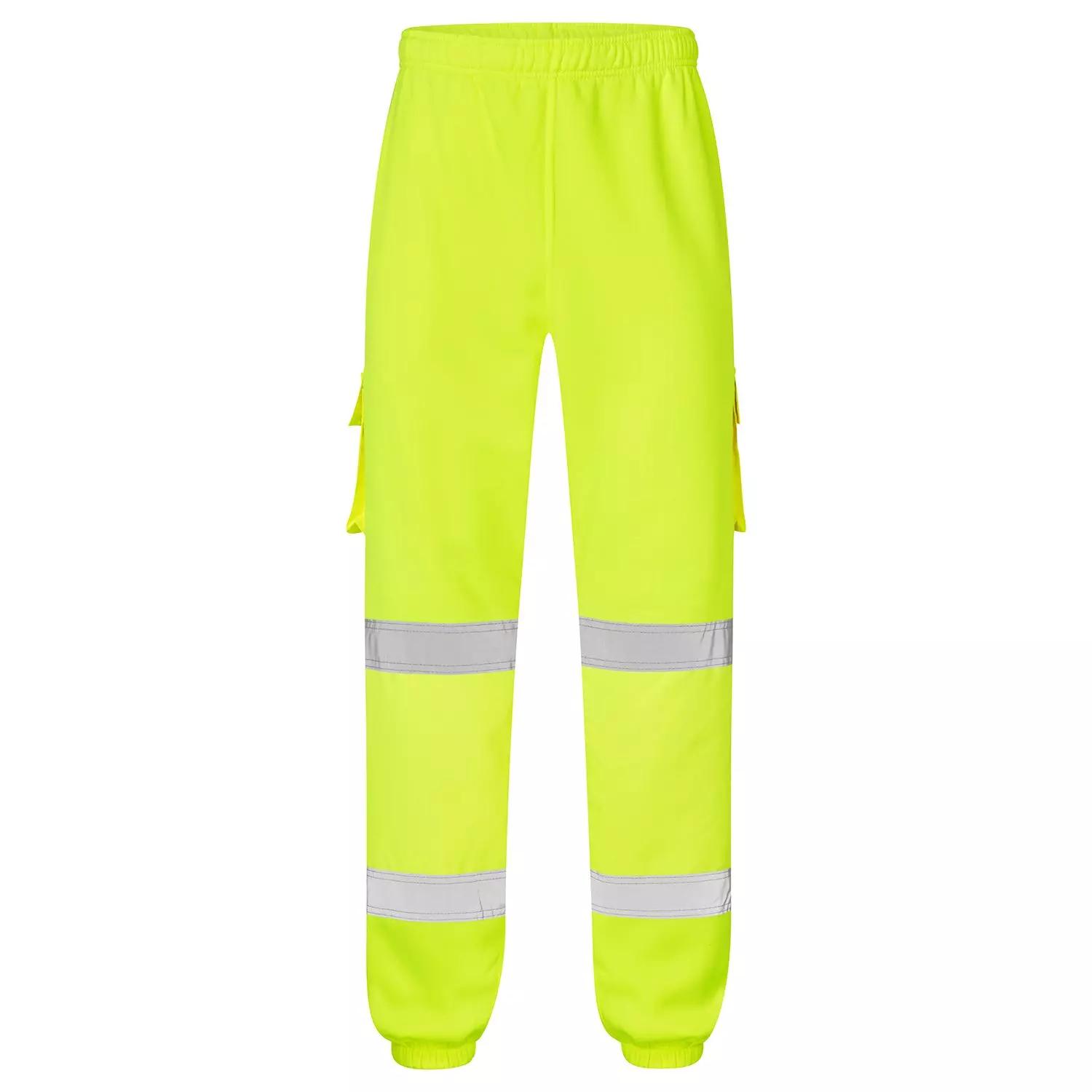 Supertouch Hi Vis Jogging Bottoms - Yellow