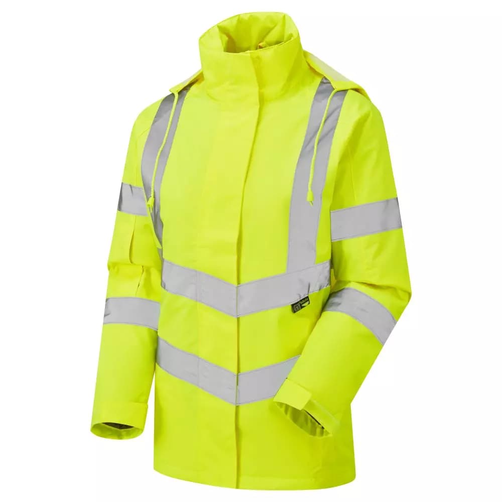 Supertouch Ladies Hi Vis Yellow Kamela Padded Jacket