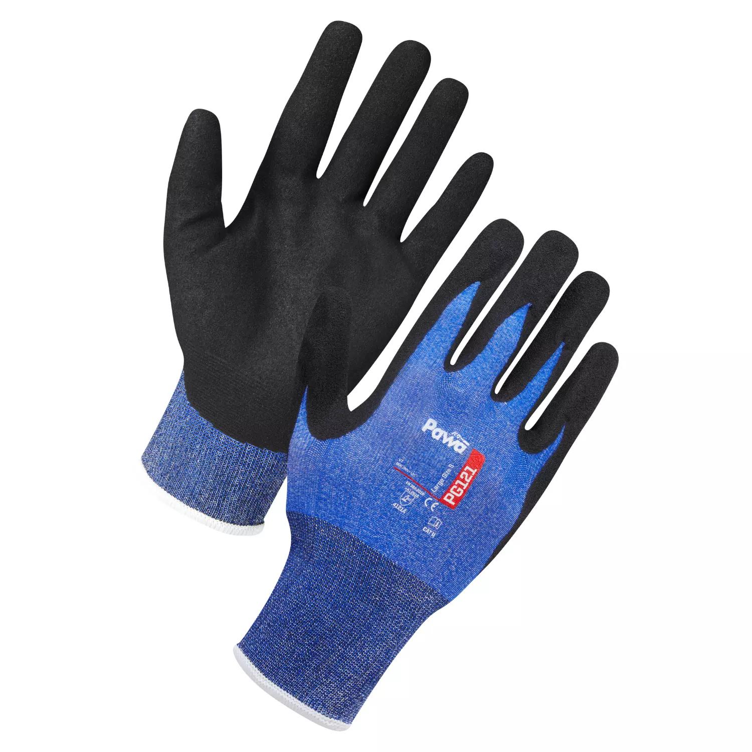 Supertouch Pawa PG121 CoolmaxÂ® Gloves - Blue/Black - 120 Pairs