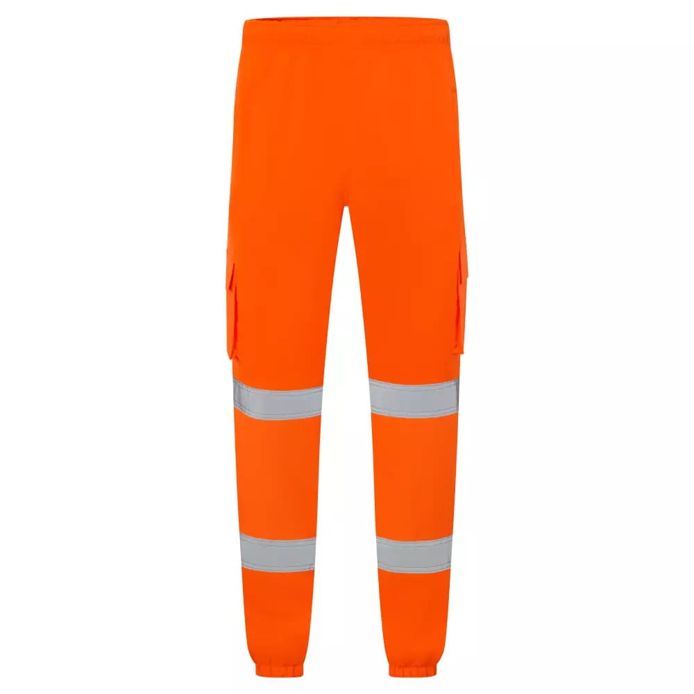 Supertouch Hi Vis Jogging Bottoms - Orange