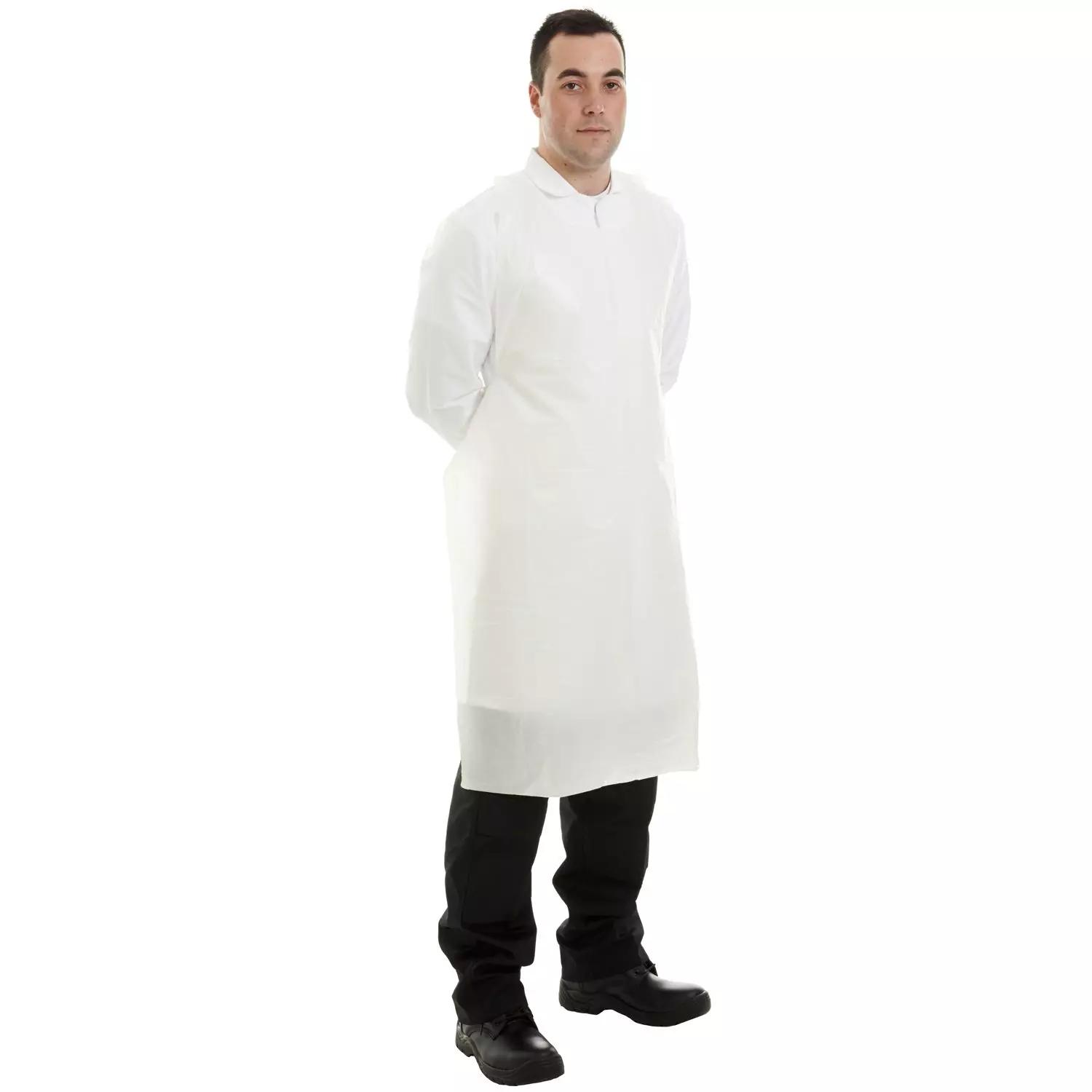 Supertouch PE Aprons - 50 Micron - White - 500 Pieces