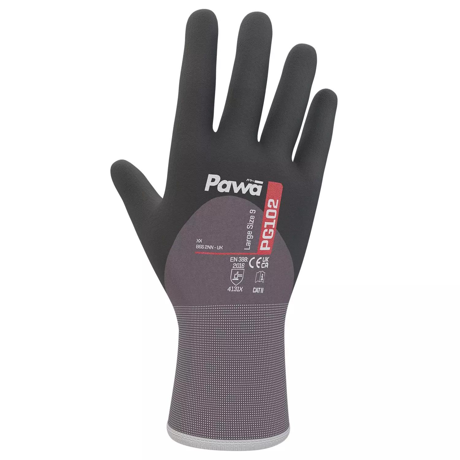 Supertouch Pawa PG102 Gloves - Grey/Black - Pack of 12