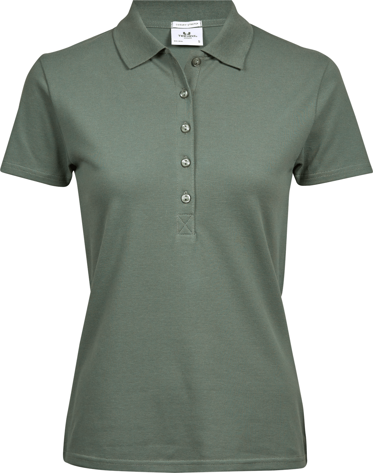 Tee Jays Tee Jays 145 Women's Luxury Stretch Polo in Leaf Green
