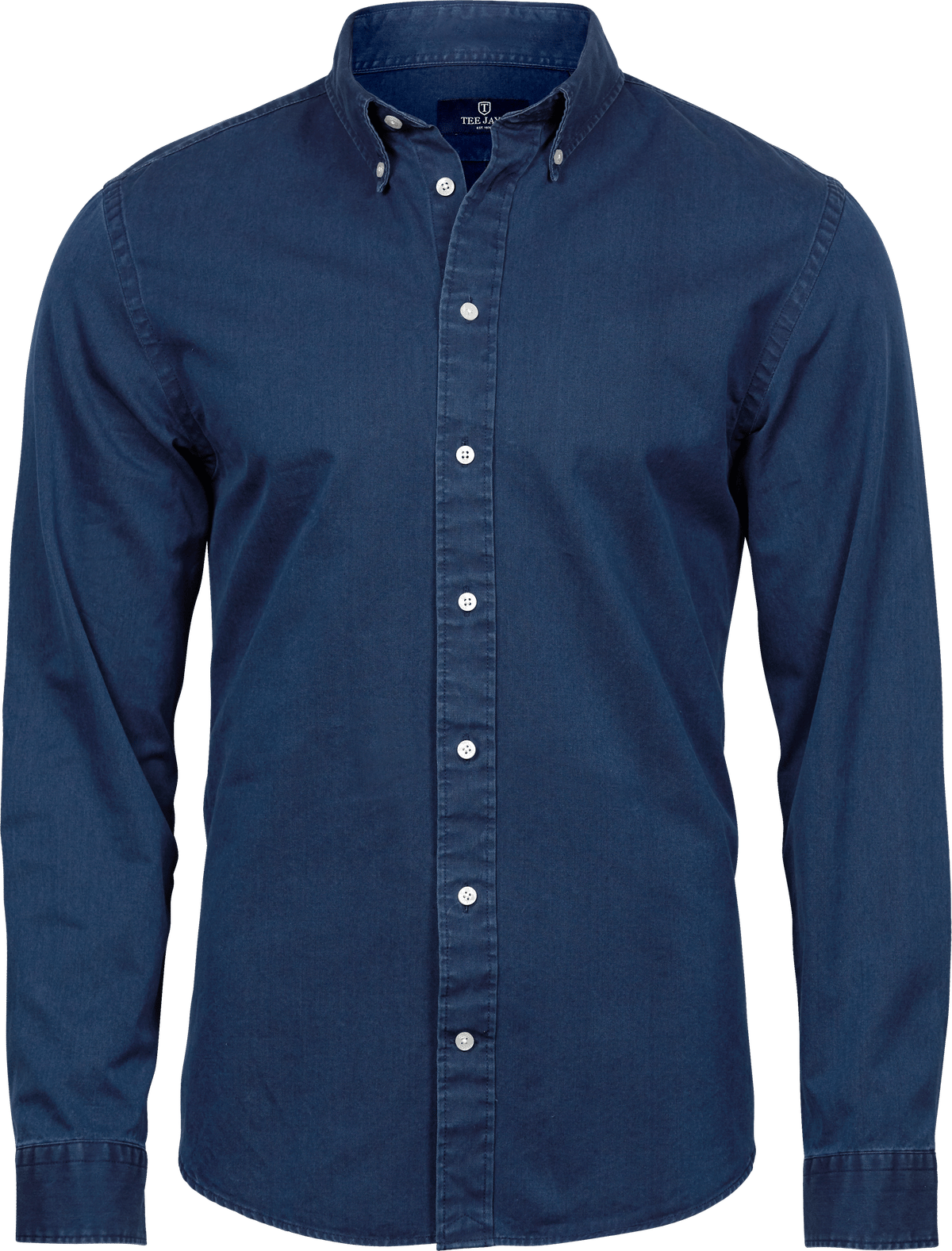 Tee Jays Tee Jays 4002 Casual Twill Shirt in Indigo