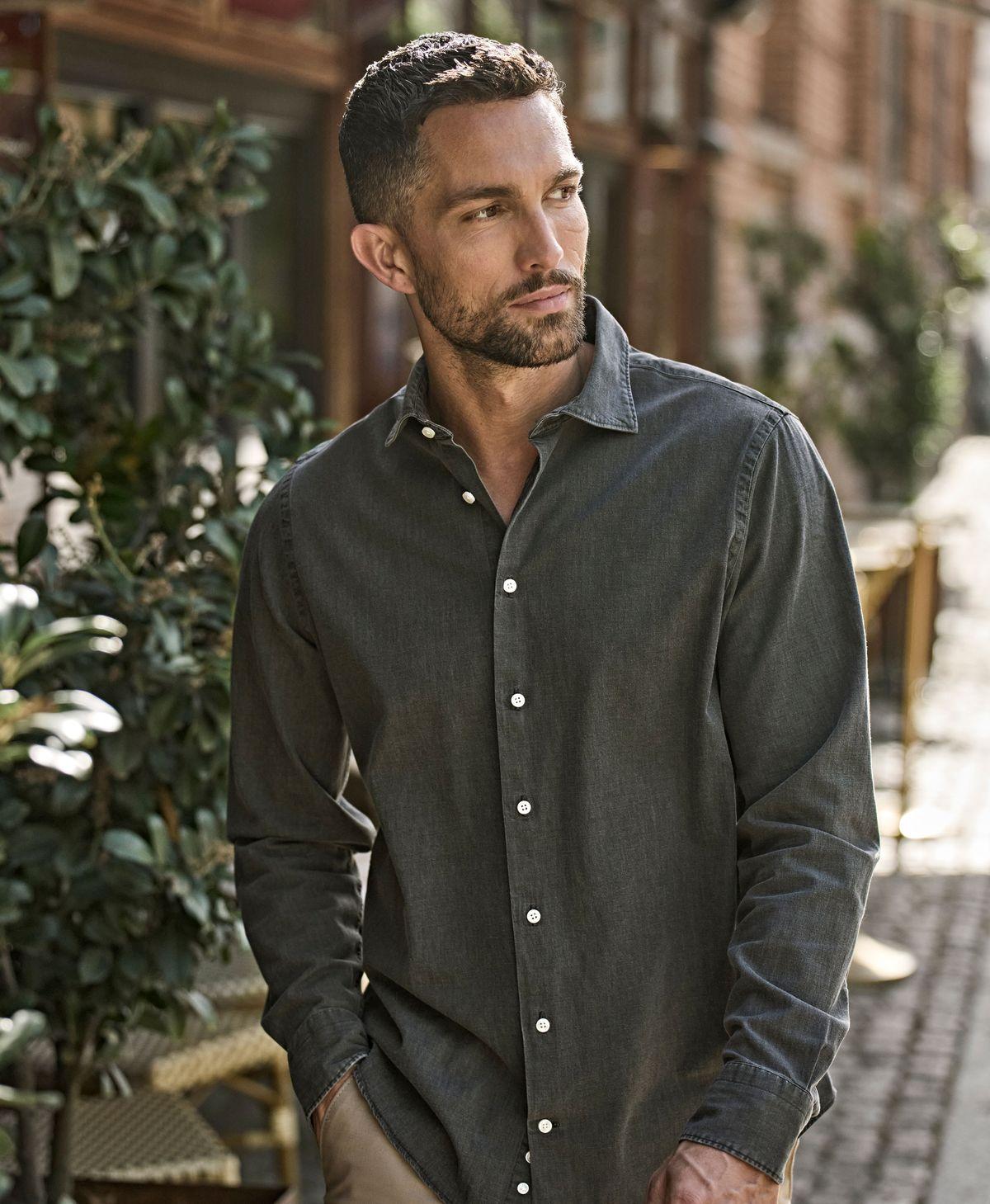 Tee Jays Tee Jays 4004 Denim Shirt in Black Denim
